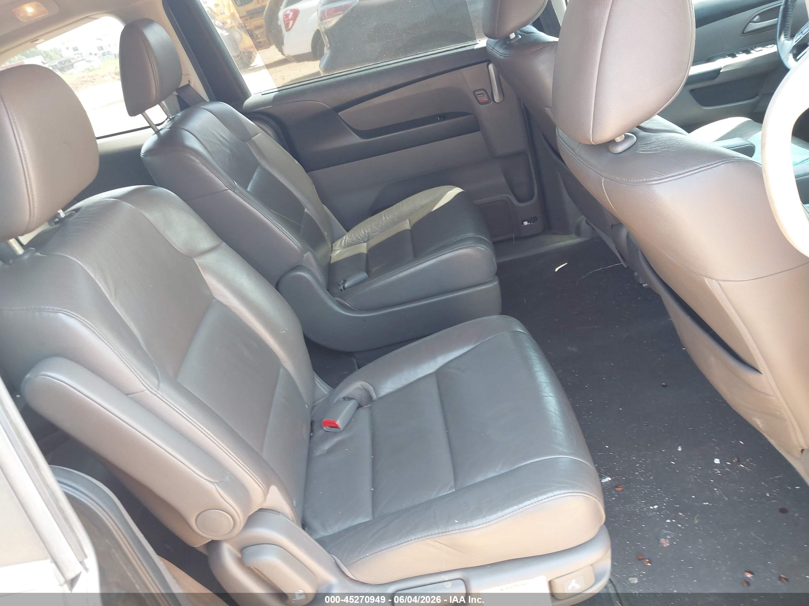 2012 Honda Odyssey Ex-l Gray vin: 5FNRL5H66CB139544