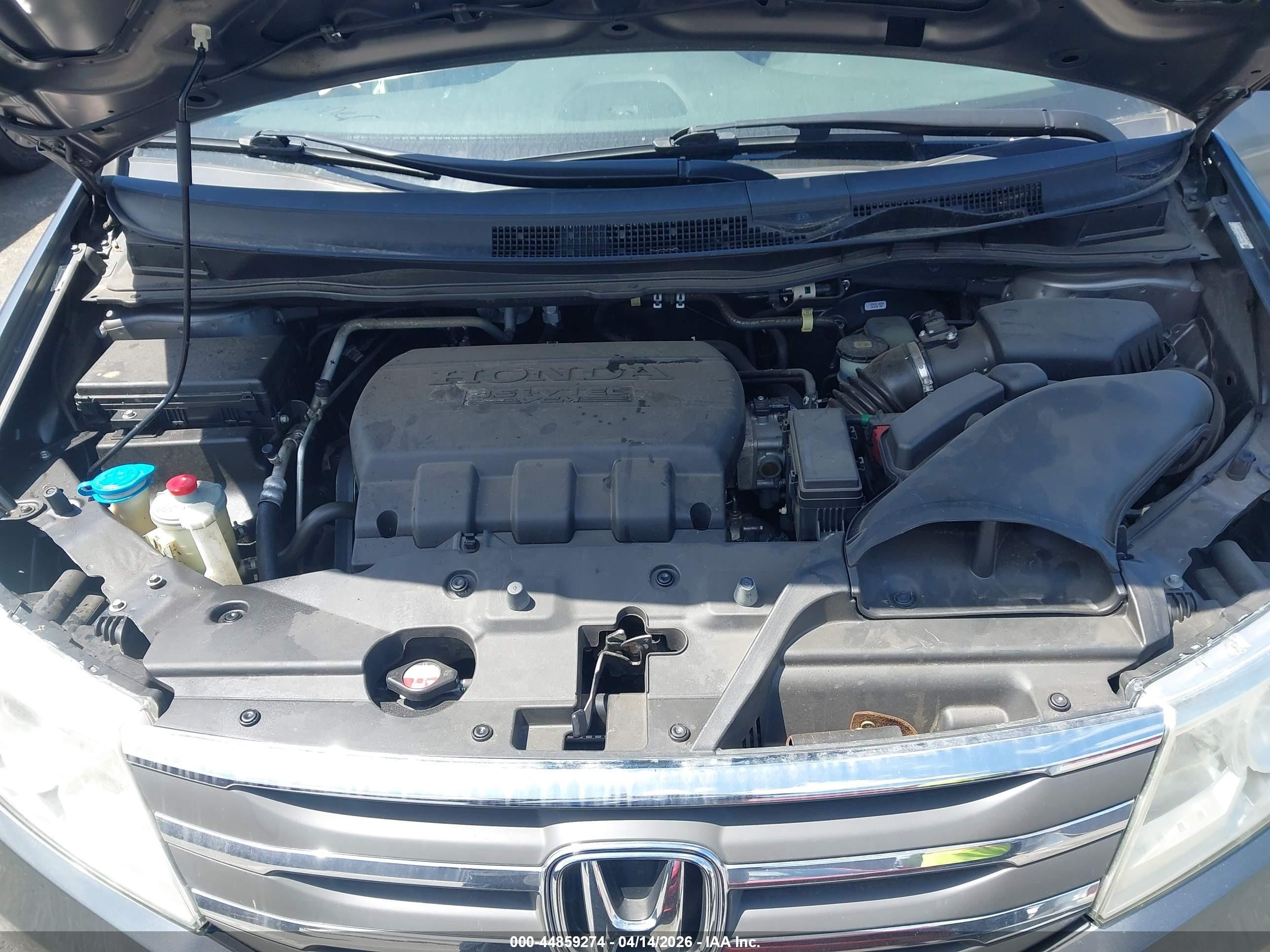 2013 Honda Odyssey Ex-l Gray vin: 5FNRL5H66DB012990