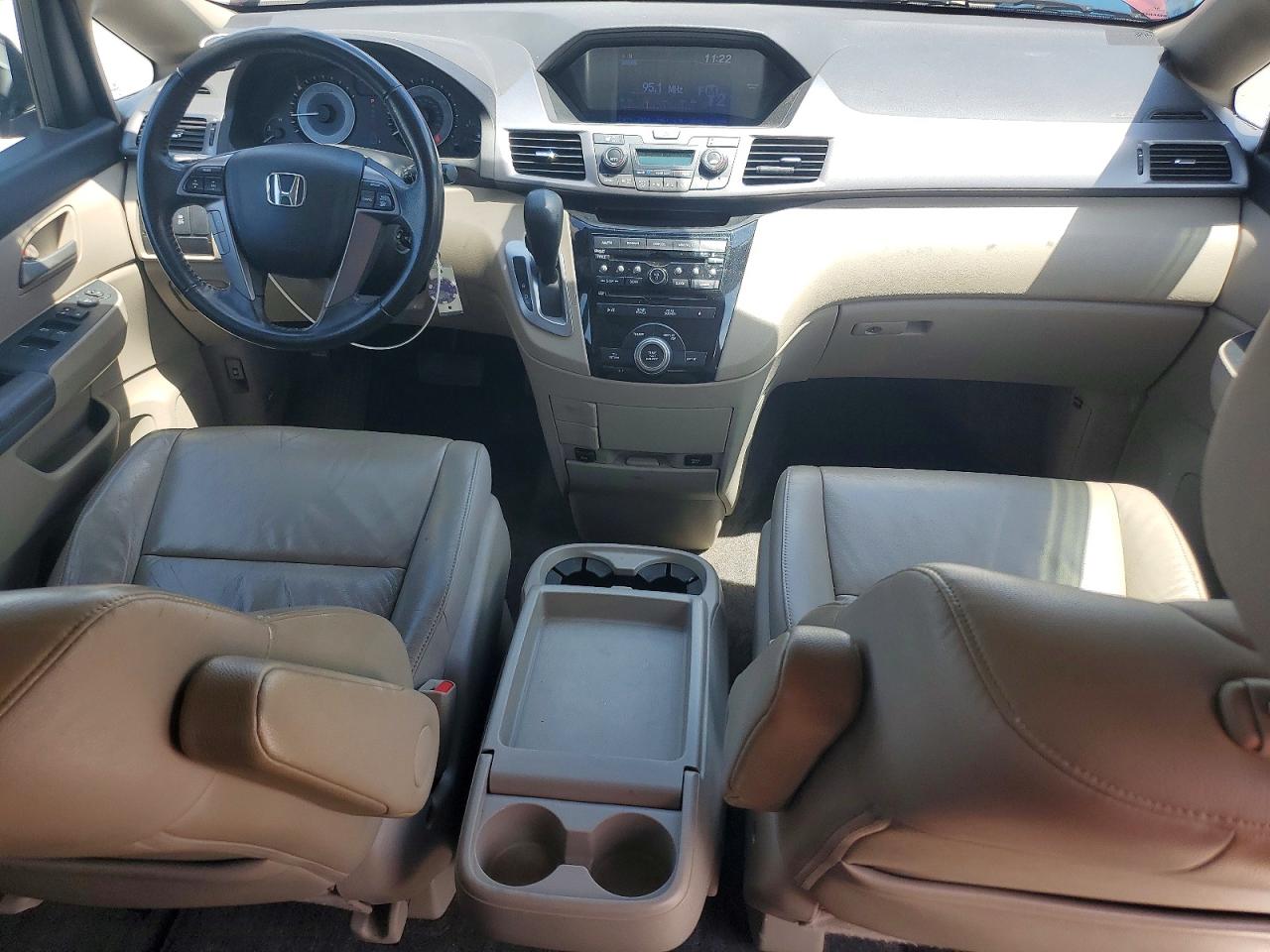 2013 Honda Odyssey Exl Burgundy vin: 5FNRL5H66DB022399