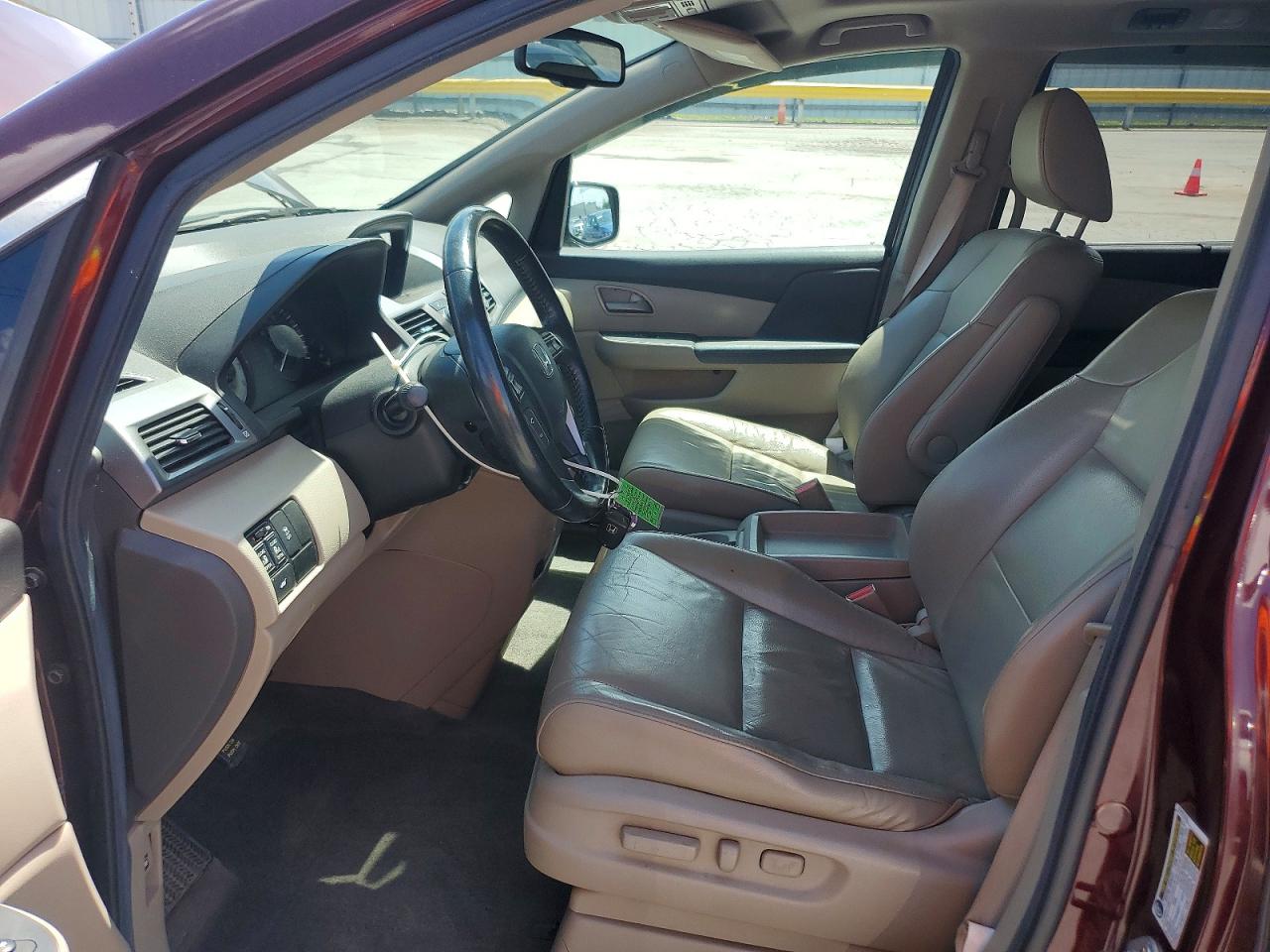 2013 Honda Odyssey Exl Burgundy vin: 5FNRL5H66DB022399