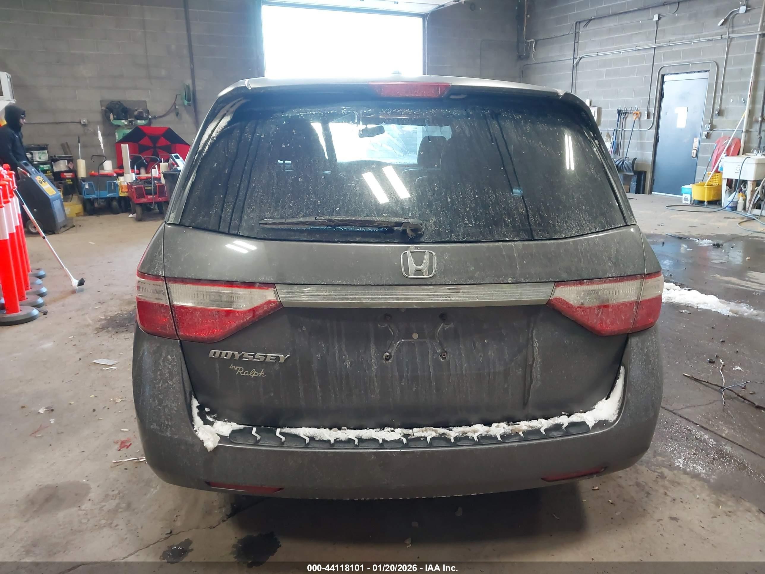 2013 Honda Odyssey Ex-l Gray vin: 5FNRL5H66DB030440