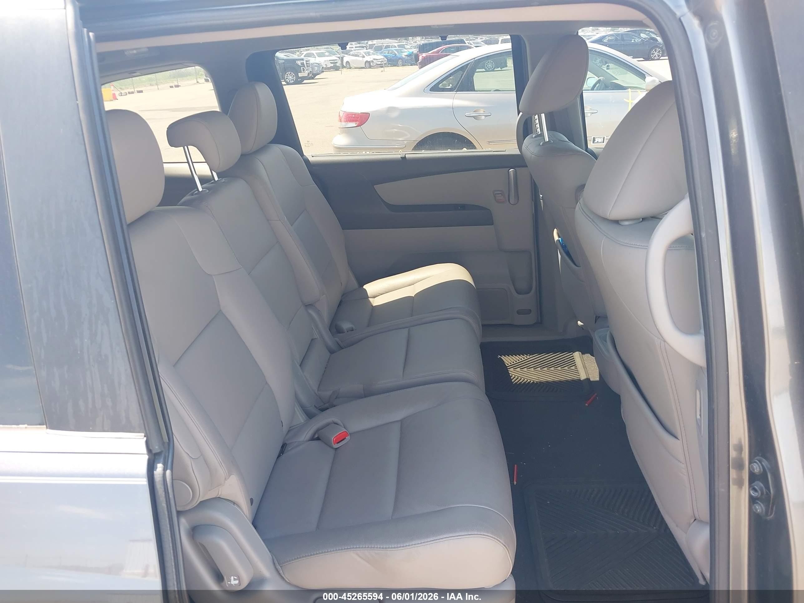 2013 Honda Odyssey Ex-l Gray vin: 5FNRL5H66DB036710