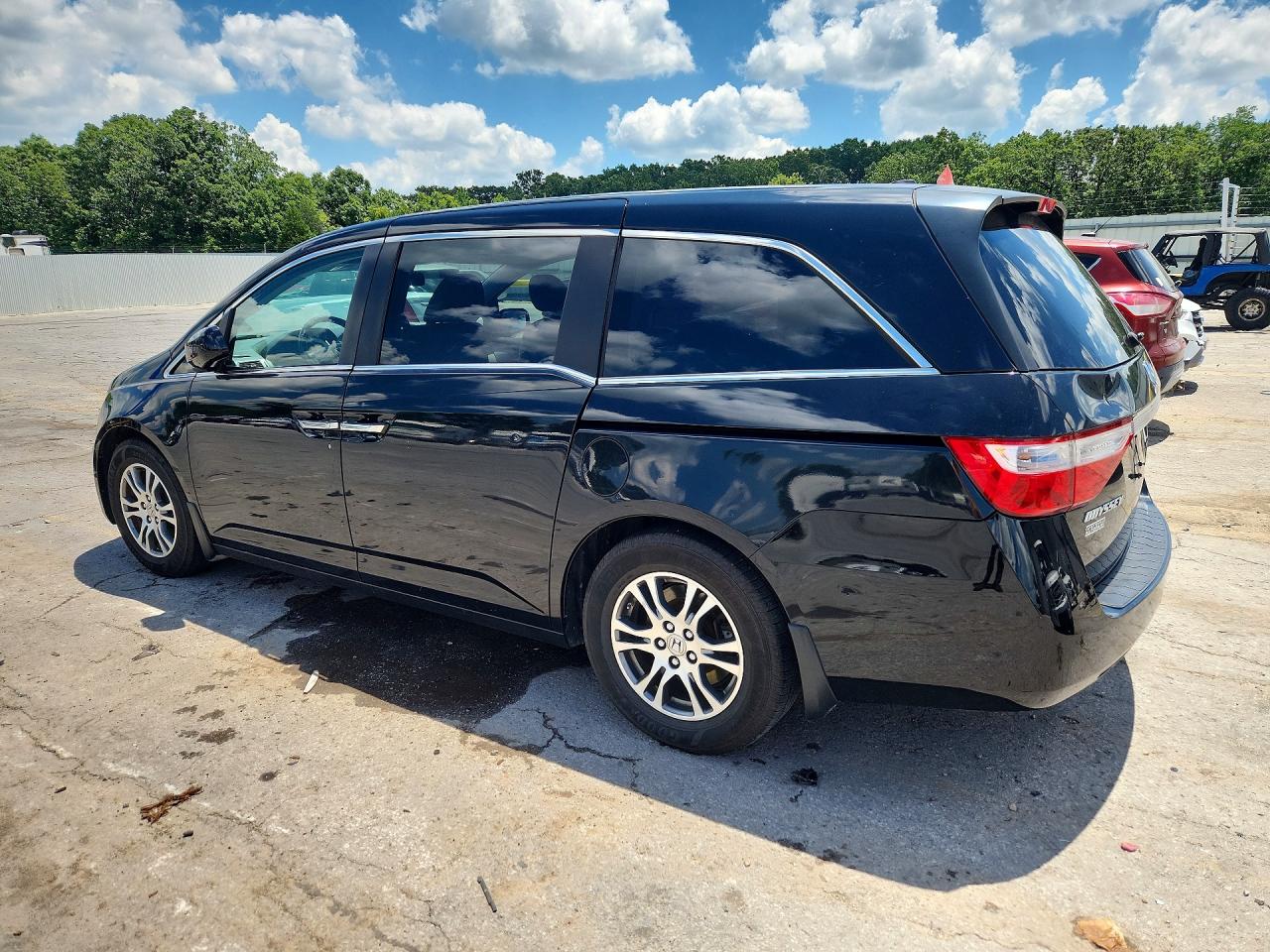 2013 Honda Odyssey Exl Black vin: 5FNRL5H66DB037324