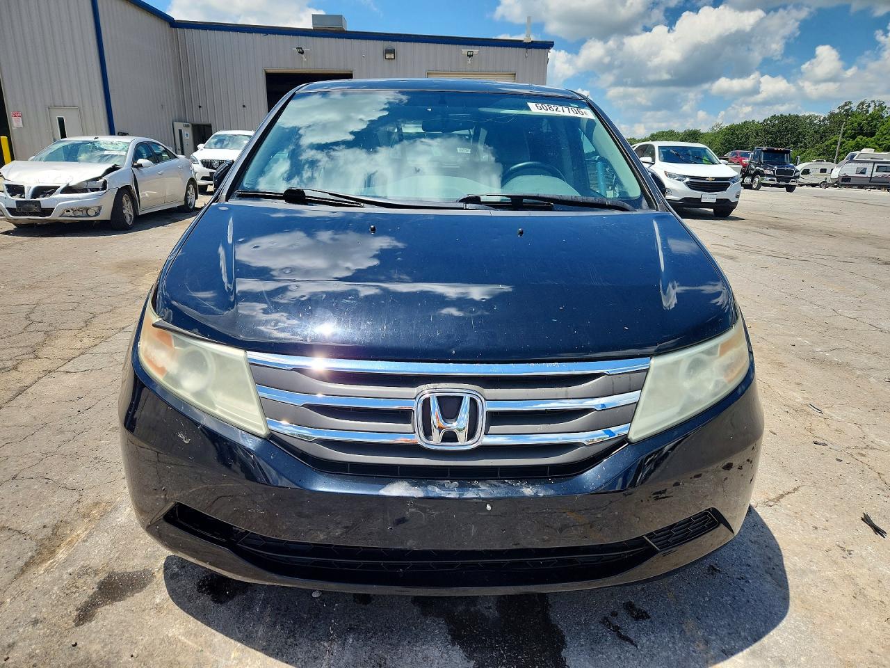 2013 Honda Odyssey Exl Black vin: 5FNRL5H66DB037324