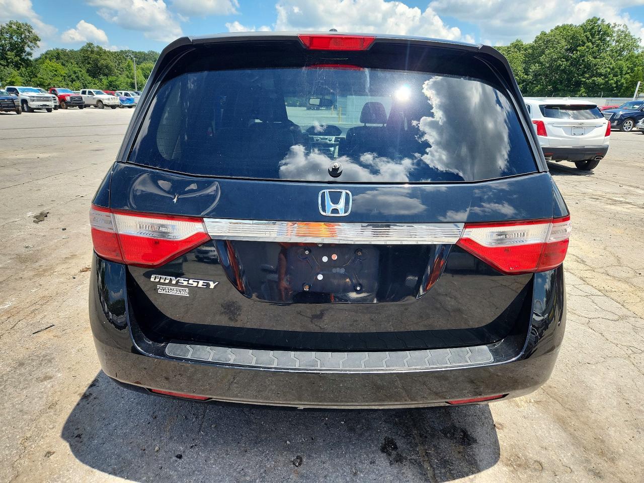 2013 Honda Odyssey Exl Black vin: 5FNRL5H66DB037324