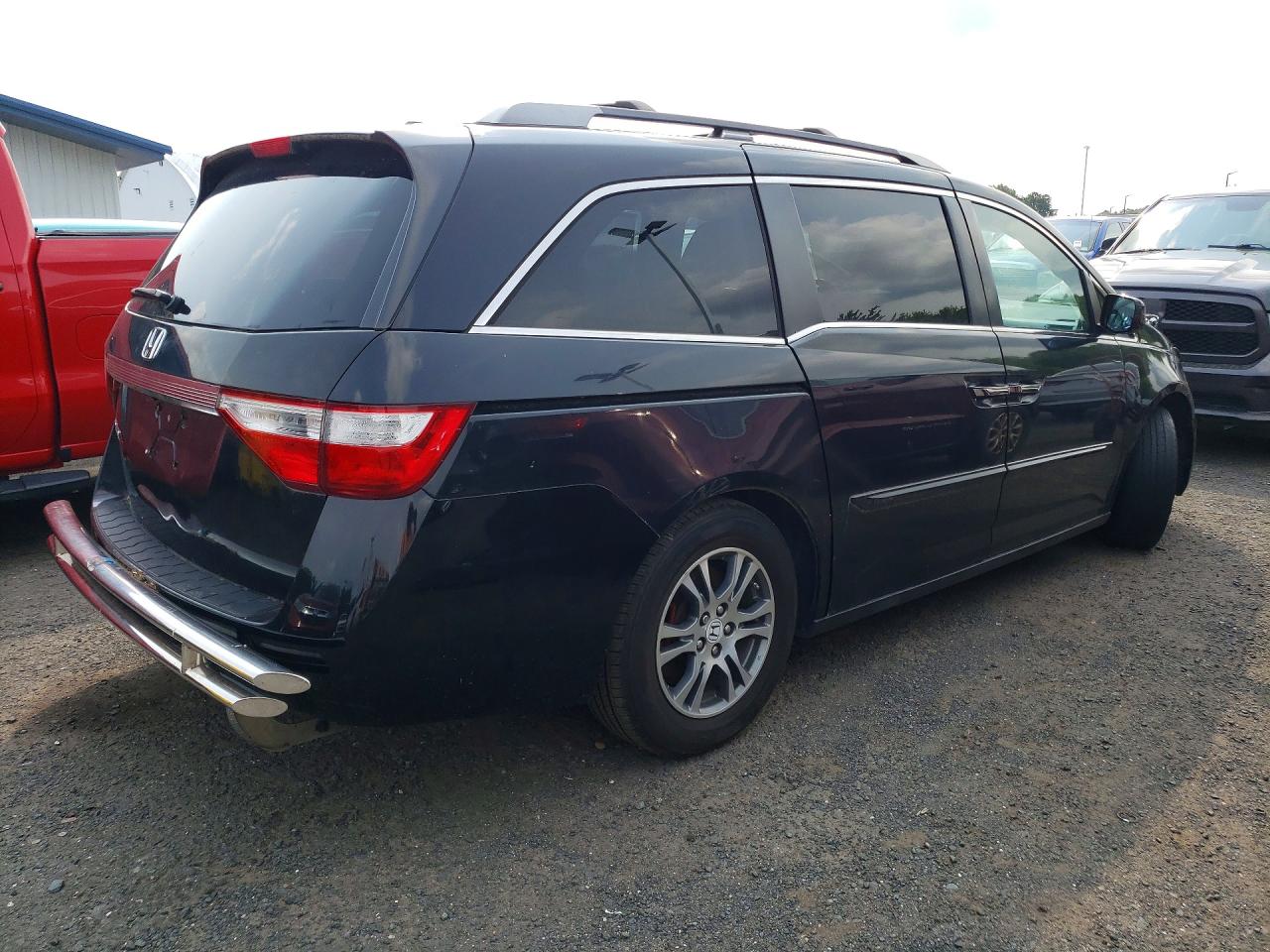 2013 Honda Odyssey Exl Черный vin: 5FNRL5H66DB043611