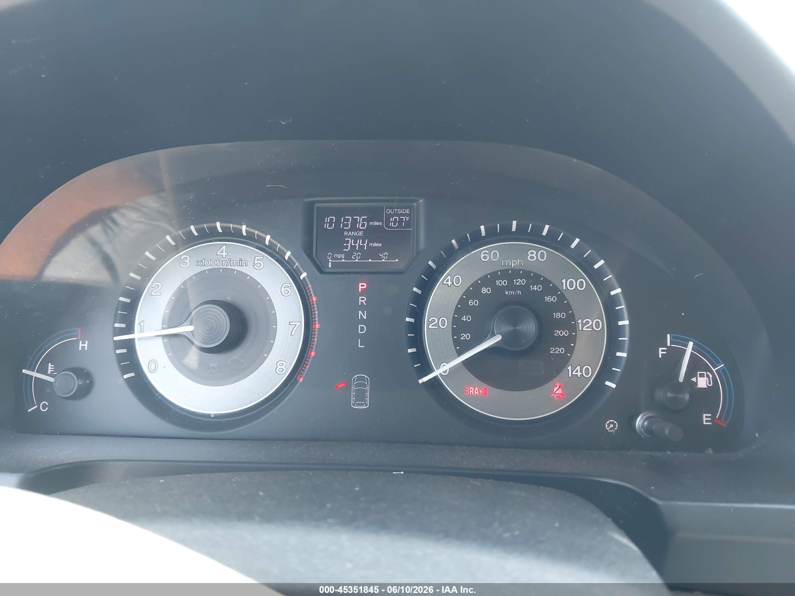 2013 Honda Odyssey Ex-l Gray vin: 5FNRL5H66DB057590