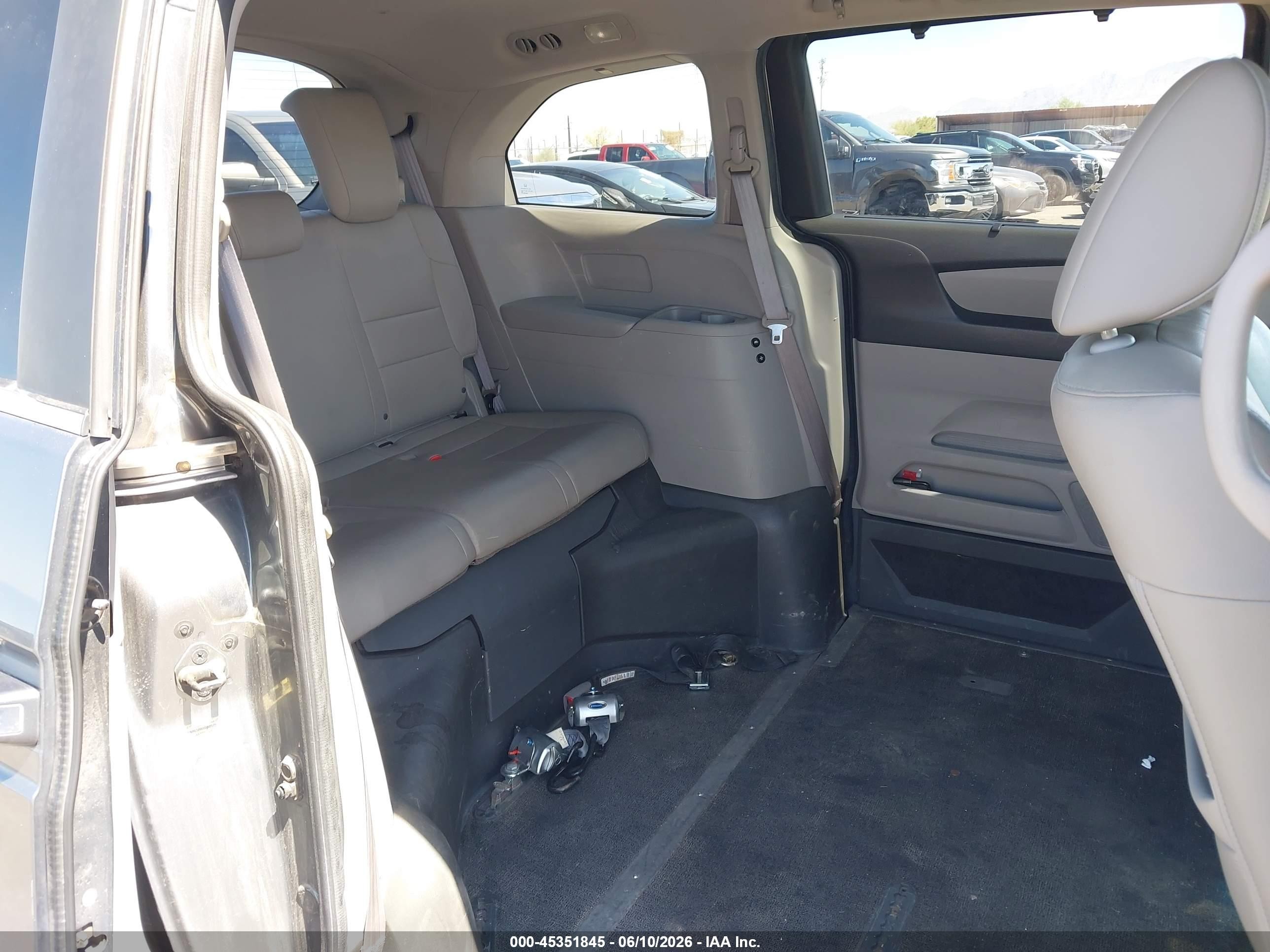 2013 Honda Odyssey Ex-l Gray vin: 5FNRL5H66DB057590