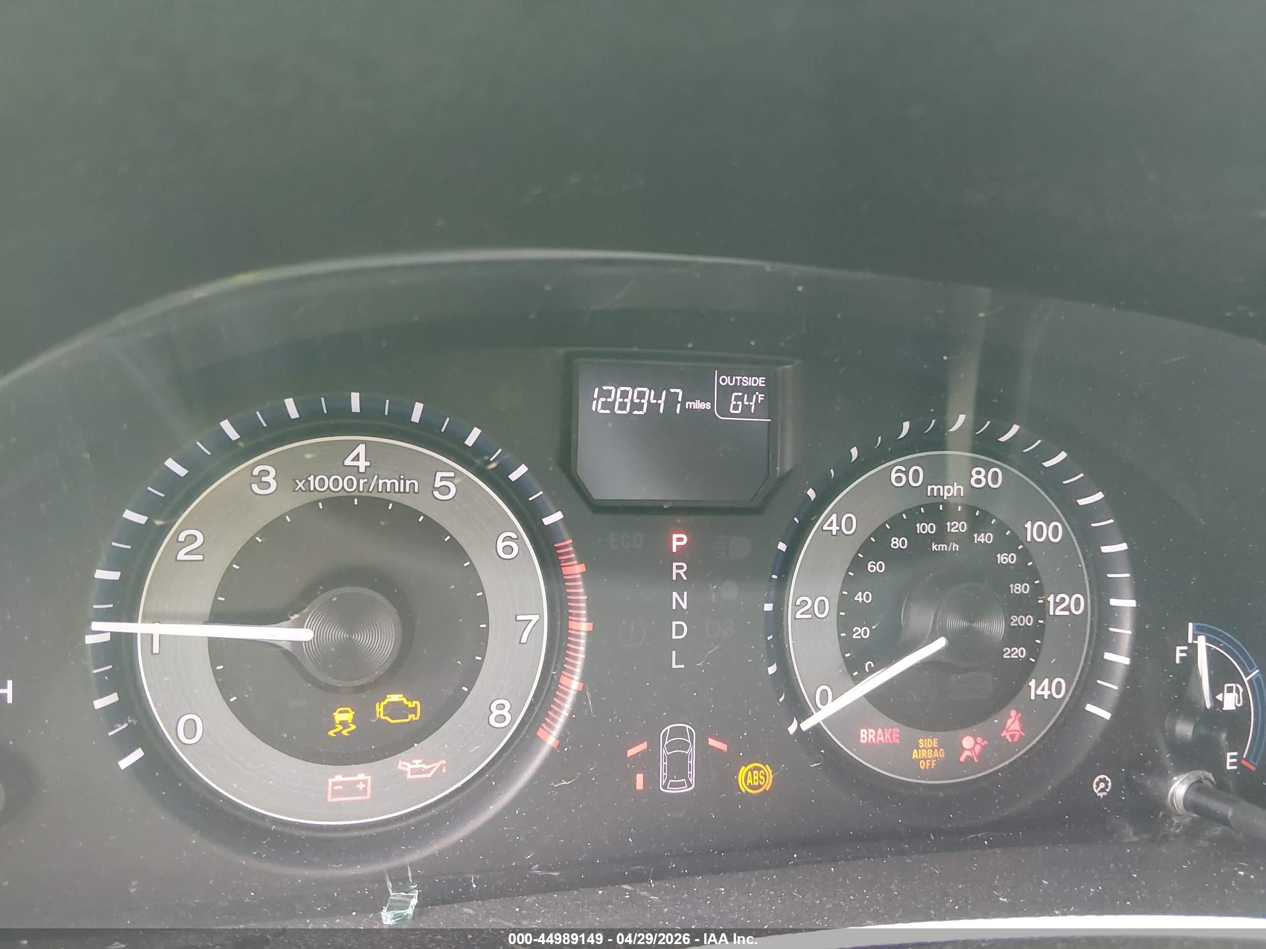 2013 Honda Odyssey Ex-l Maroon vin: 5FNRL5H66DB067102
