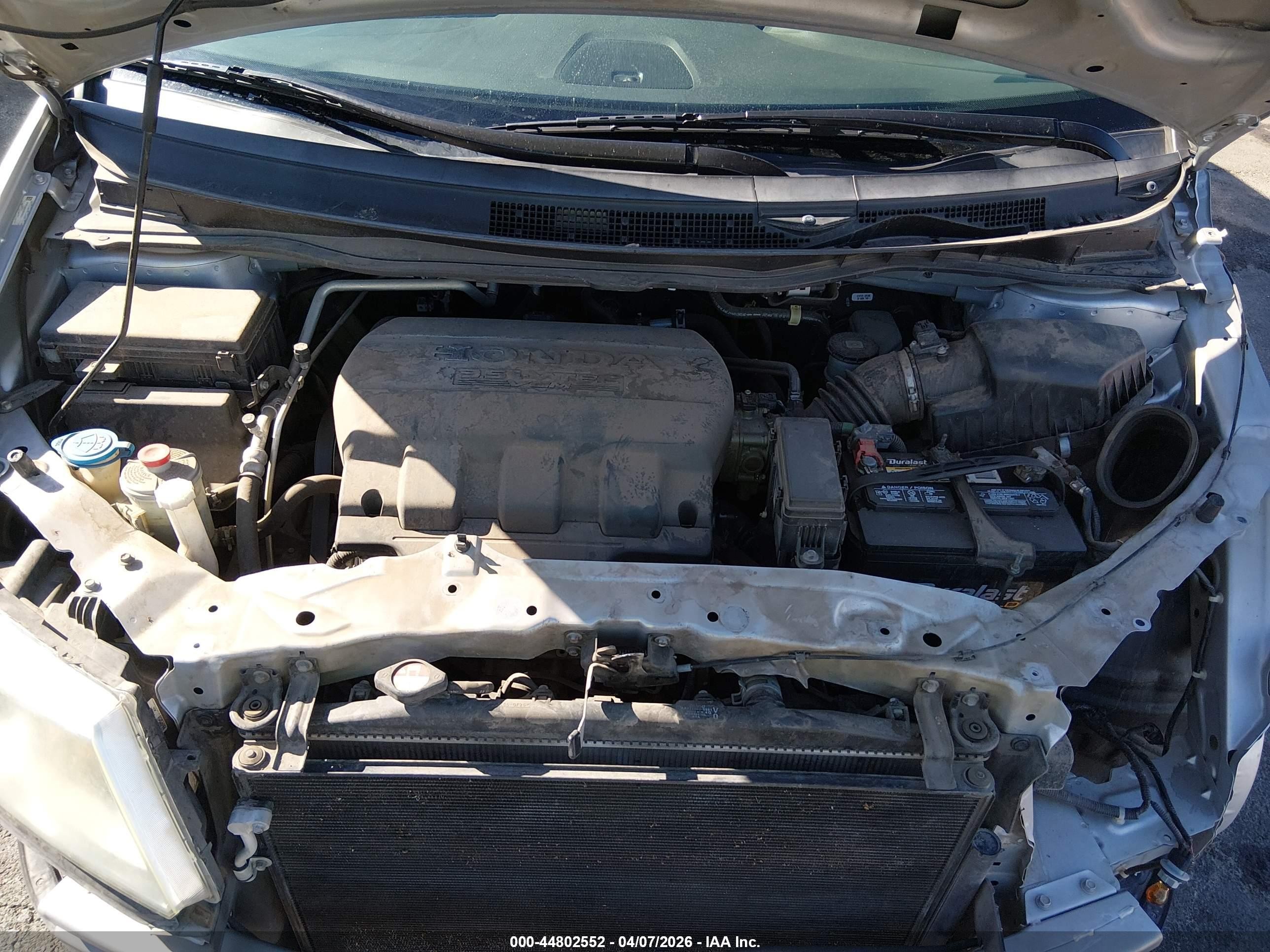 2013 Honda Odyssey Ex-l Silver vin: 5FNRL5H66DB080013