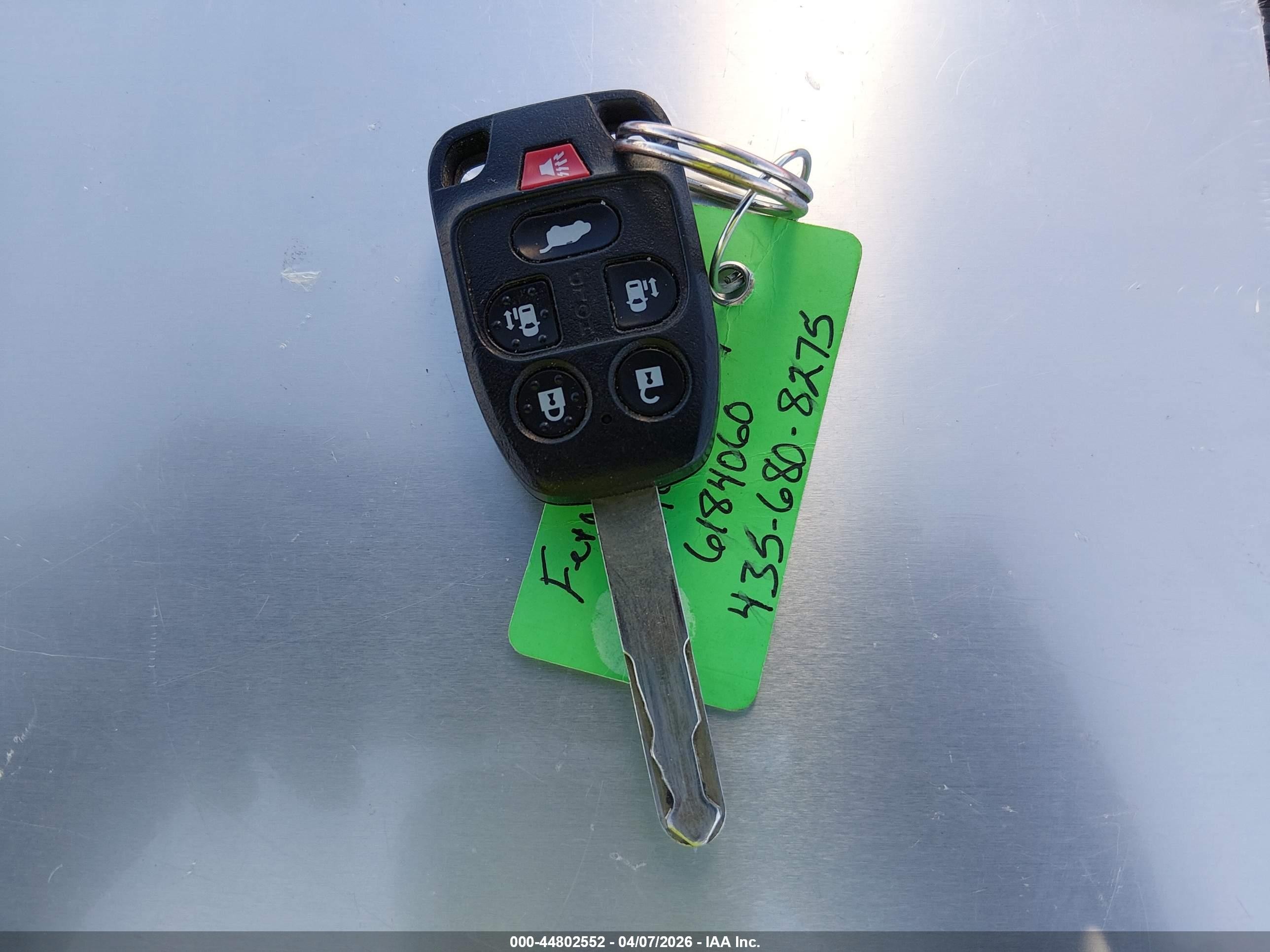 2013 Honda Odyssey Ex-l Silver vin: 5FNRL5H66DB080013