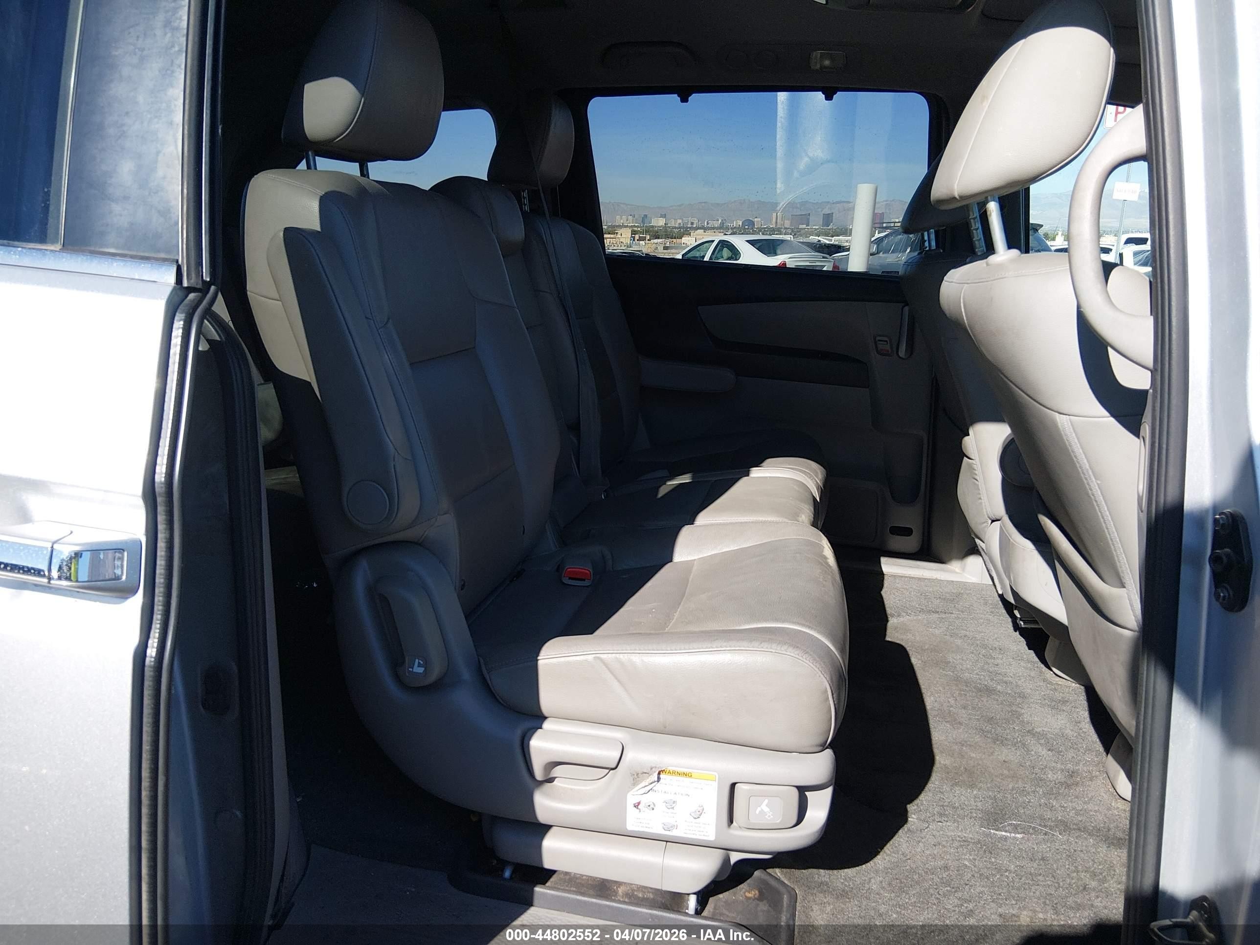 2013 Honda Odyssey Ex-l Silver vin: 5FNRL5H66DB080013