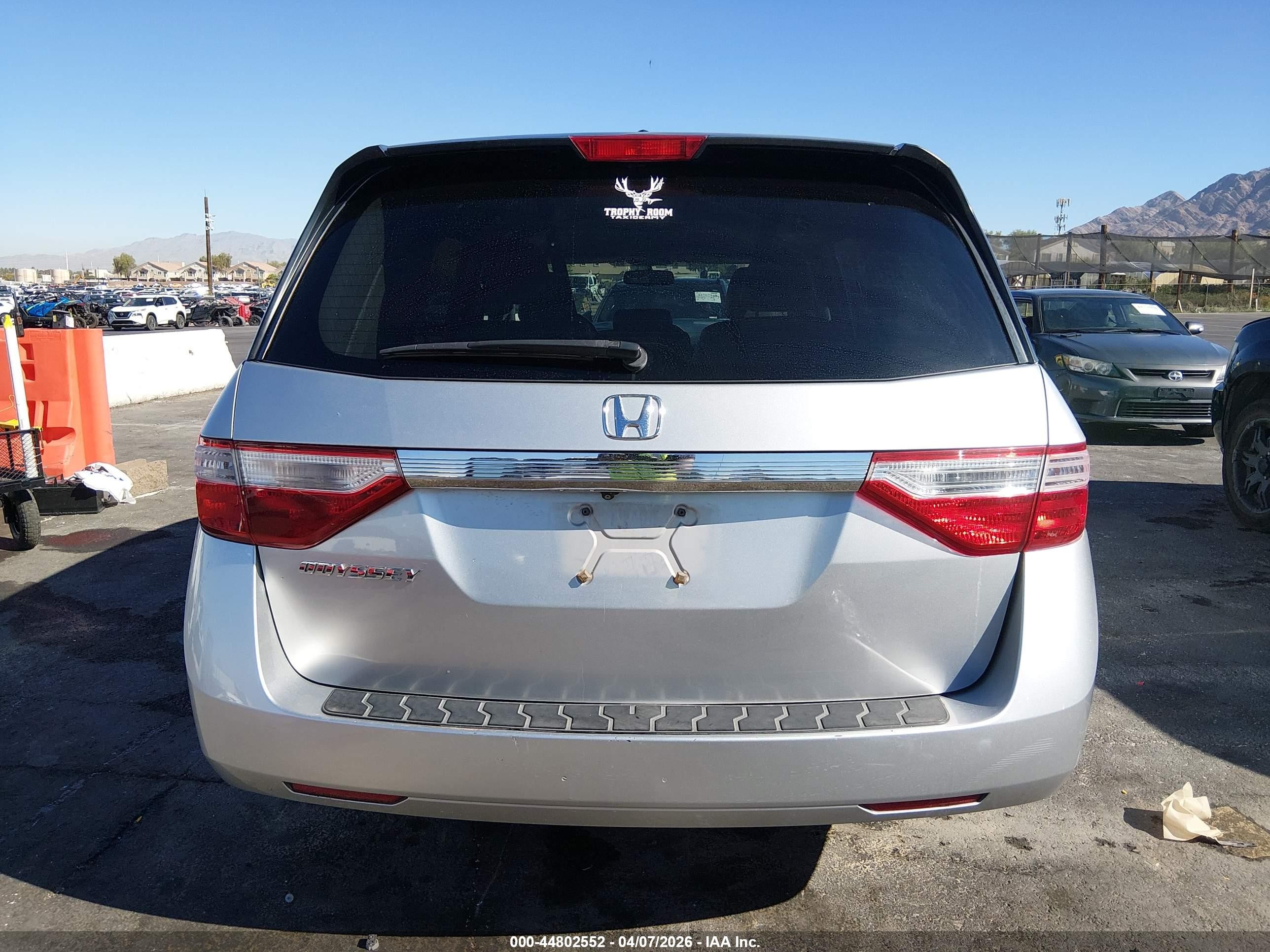 2013 Honda Odyssey Ex-l Silver vin: 5FNRL5H66DB080013