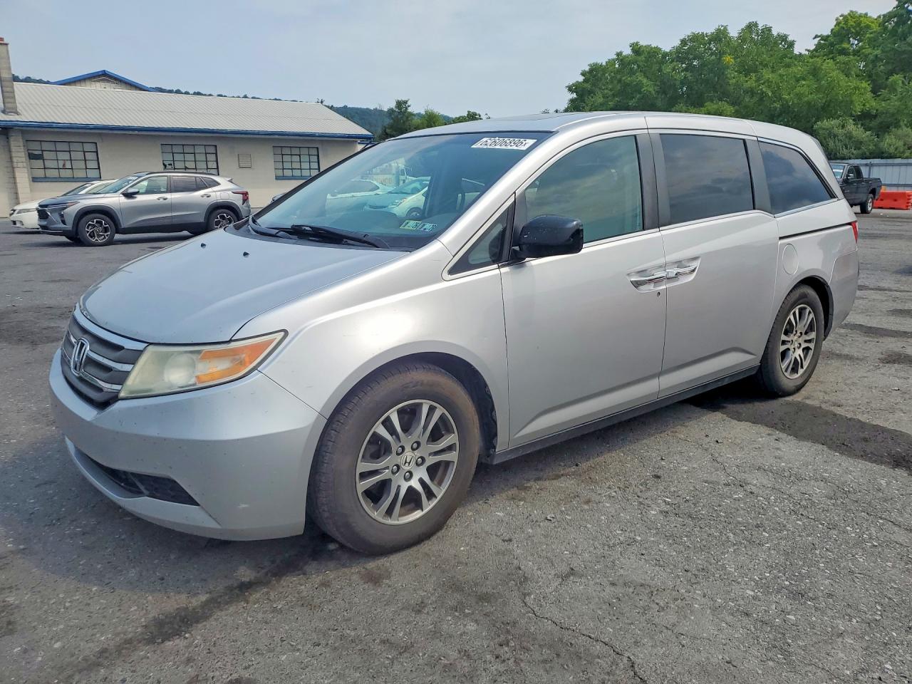 2013 Honda Odyssey Exl Silver vin: 5FNRL5H66DB080433