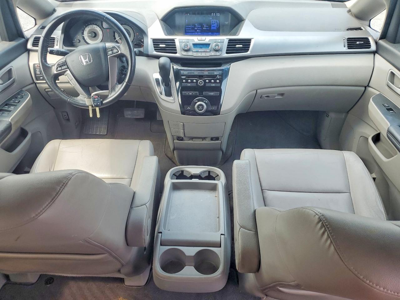 2013 Honda Odyssey Exl Silver vin: 5FNRL5H66DB080433