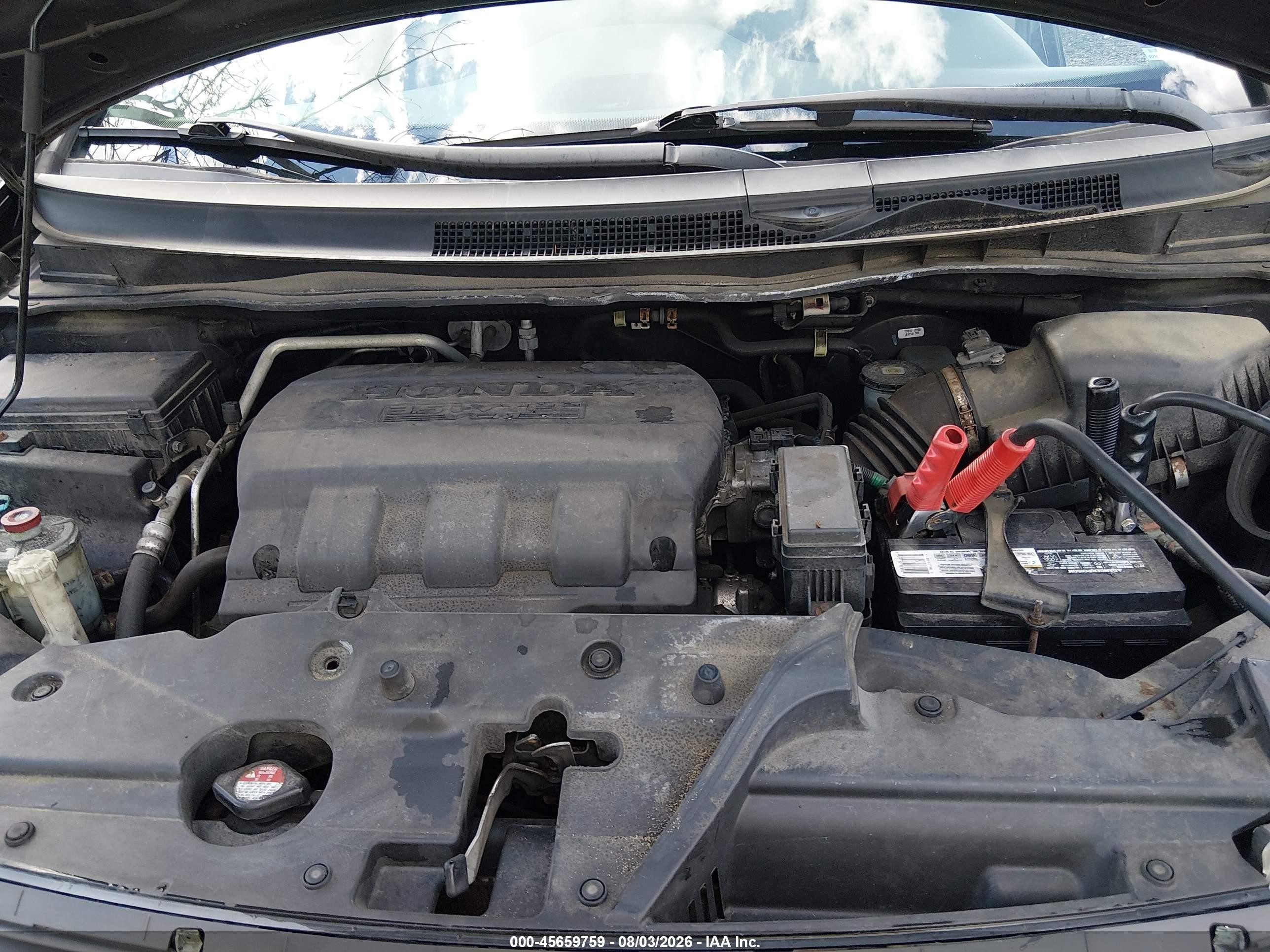 2013 Honda Odyssey Ex-l Черный vin: 5FNRL5H66DB088354