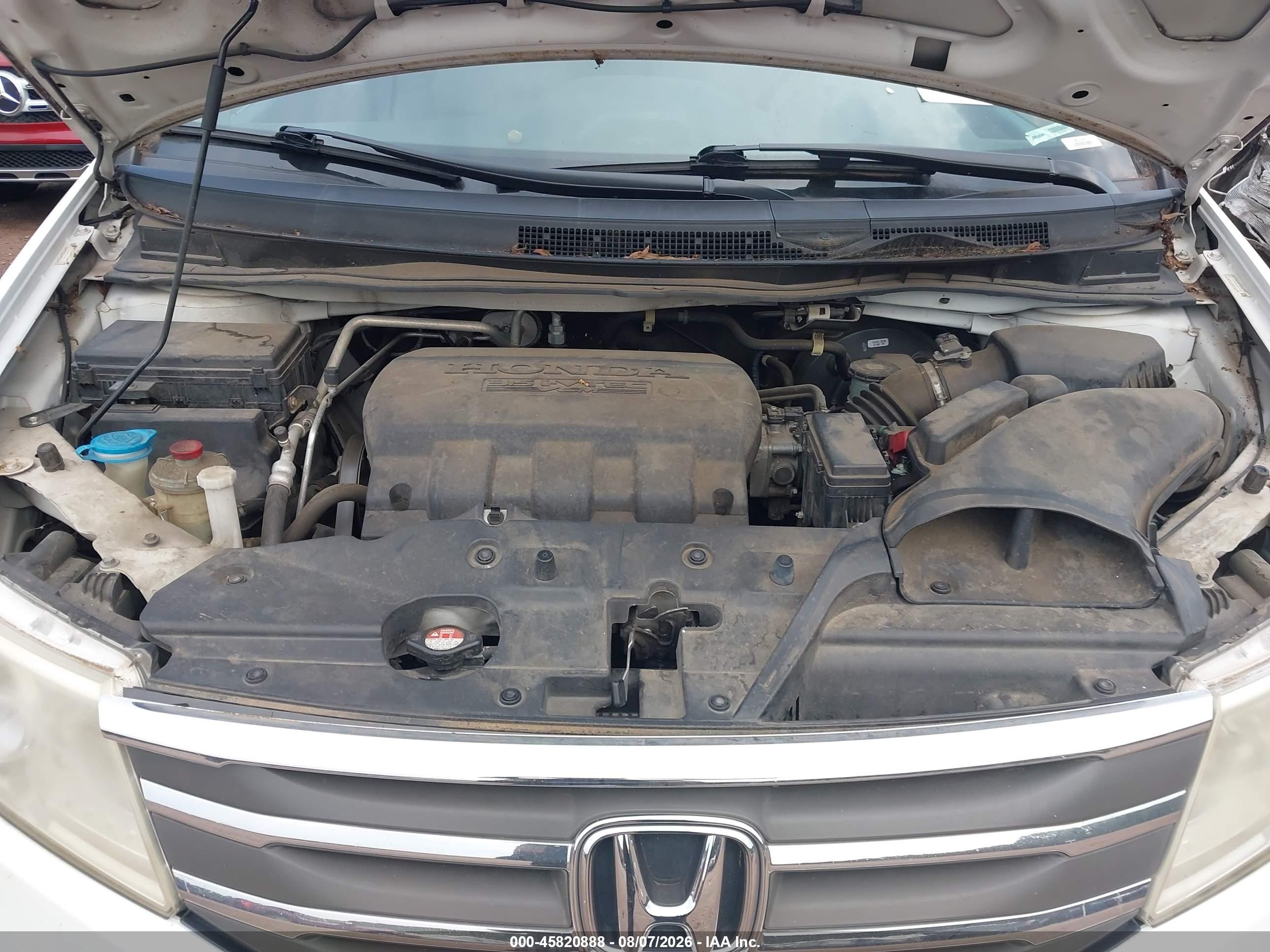 2013 Honda Odyssey Ex-l White vin: 5FNRL5H66DB090279