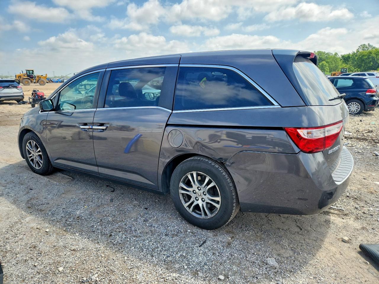 2013 Honda Odyssey Exl Gray vin: 5FNRL5H66DB091707