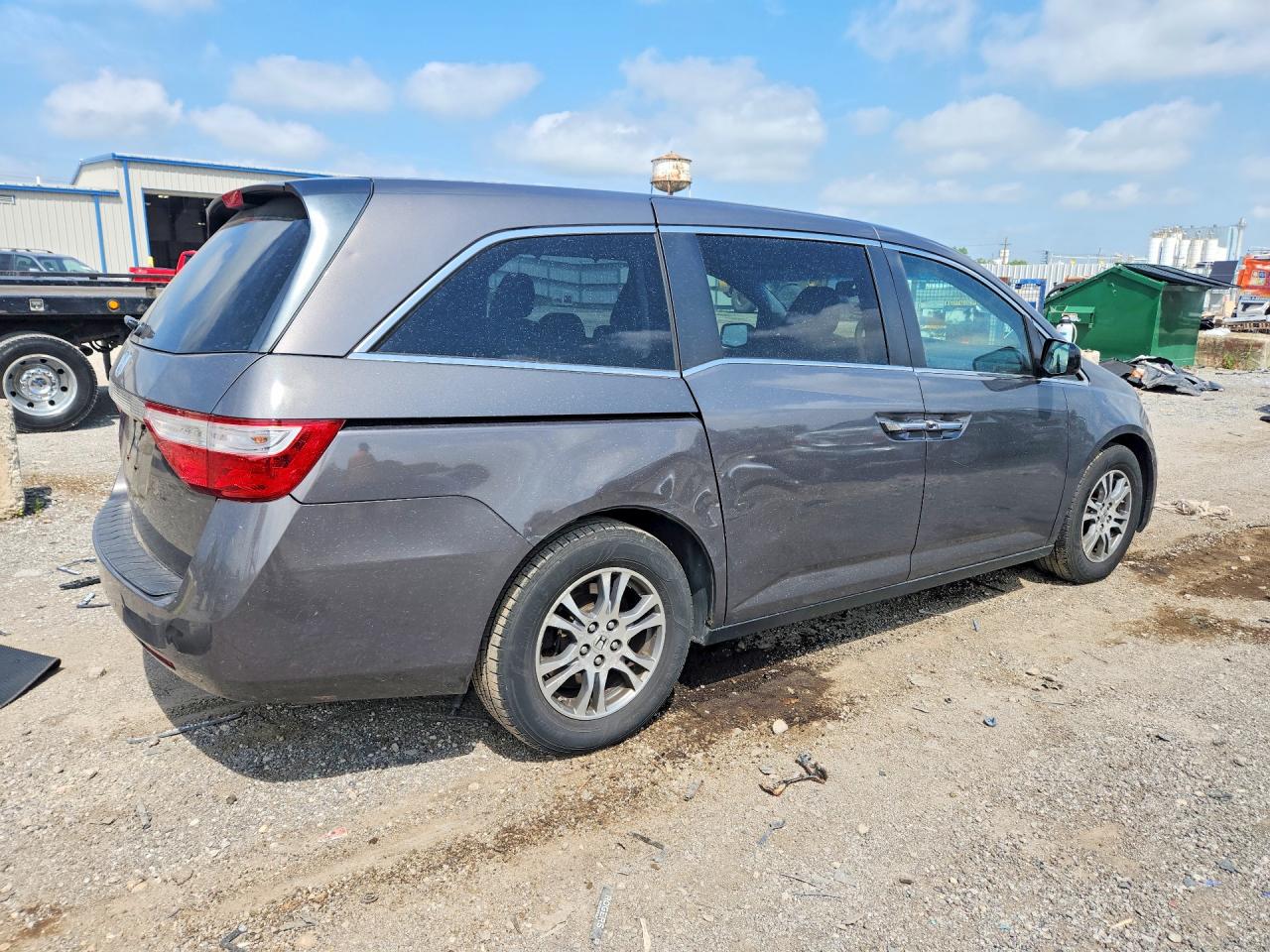 2013 Honda Odyssey Exl Gray vin: 5FNRL5H66DB091707