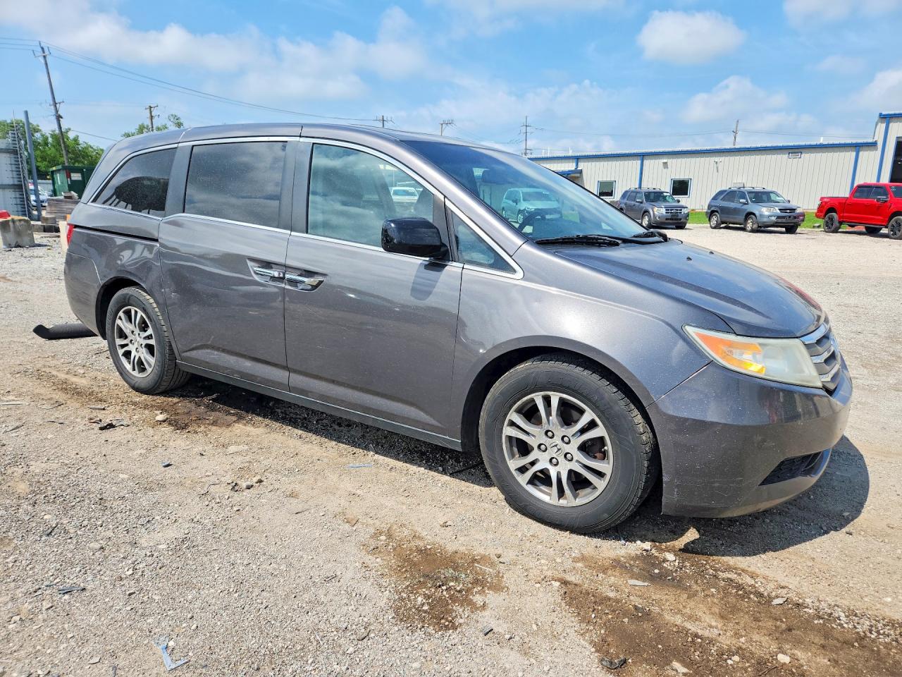 2013 Honda Odyssey Exl Gray vin: 5FNRL5H66DB091707