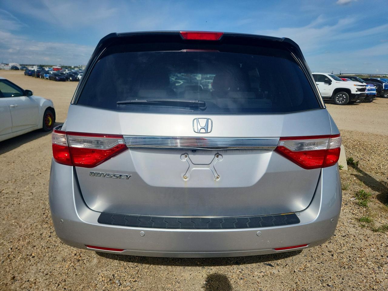 2013 Honda Odyssey Exl Silver vin: 5FNRL5H66DB507822