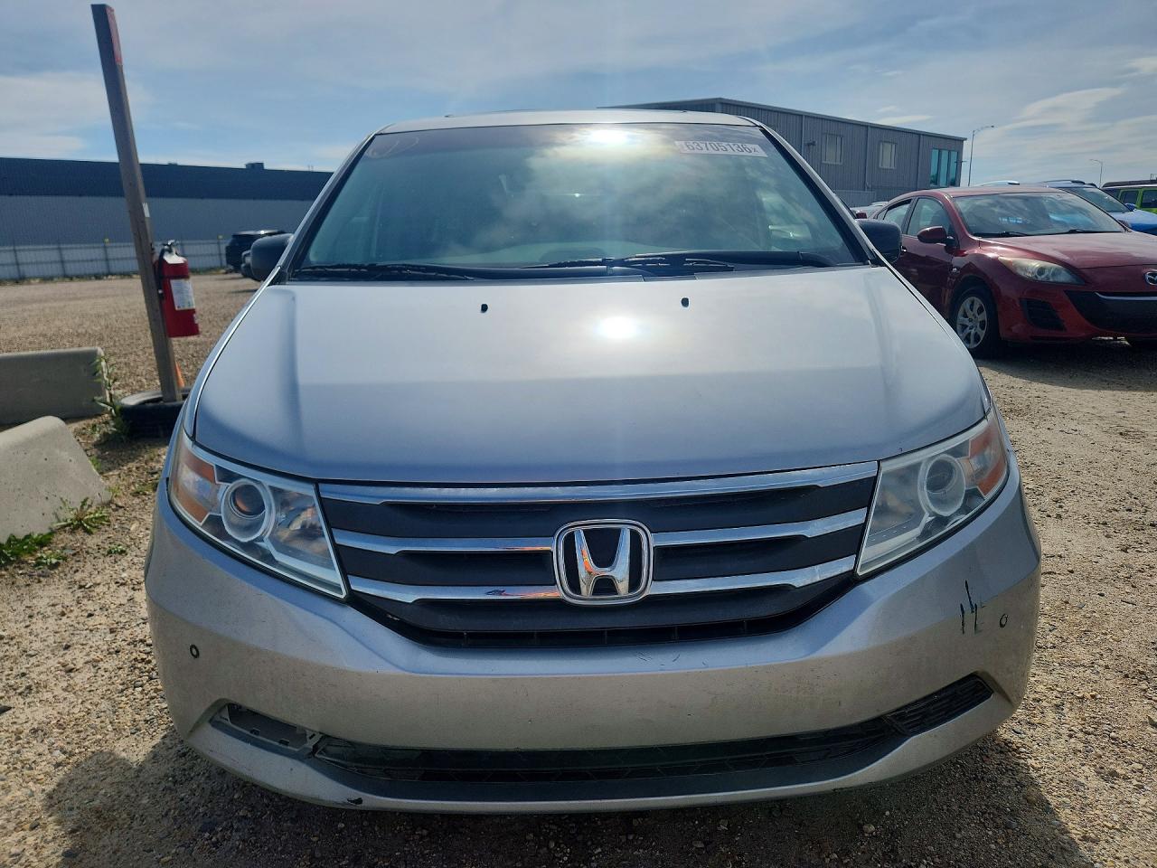 2013 Honda Odyssey Exl Silver vin: 5FNRL5H66DB507822