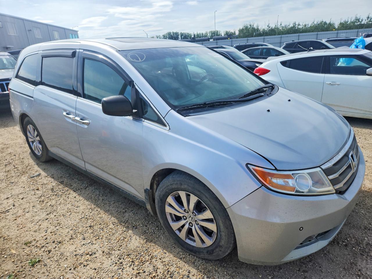 2013 Honda Odyssey Exl Silver vin: 5FNRL5H66DB507822