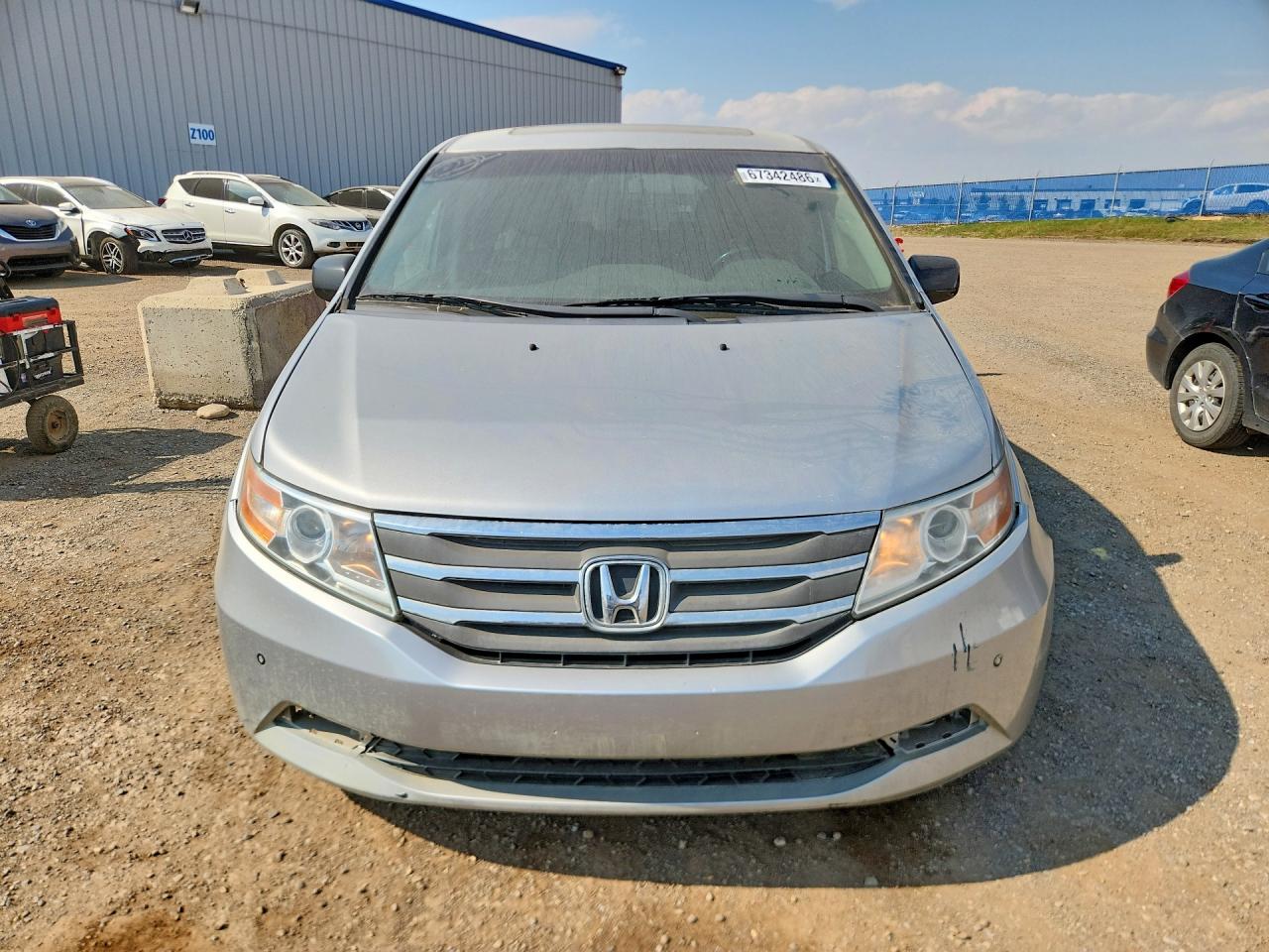 2013 Honda Odyssey Exl Silver vin: 5FNRL5H66DB507822