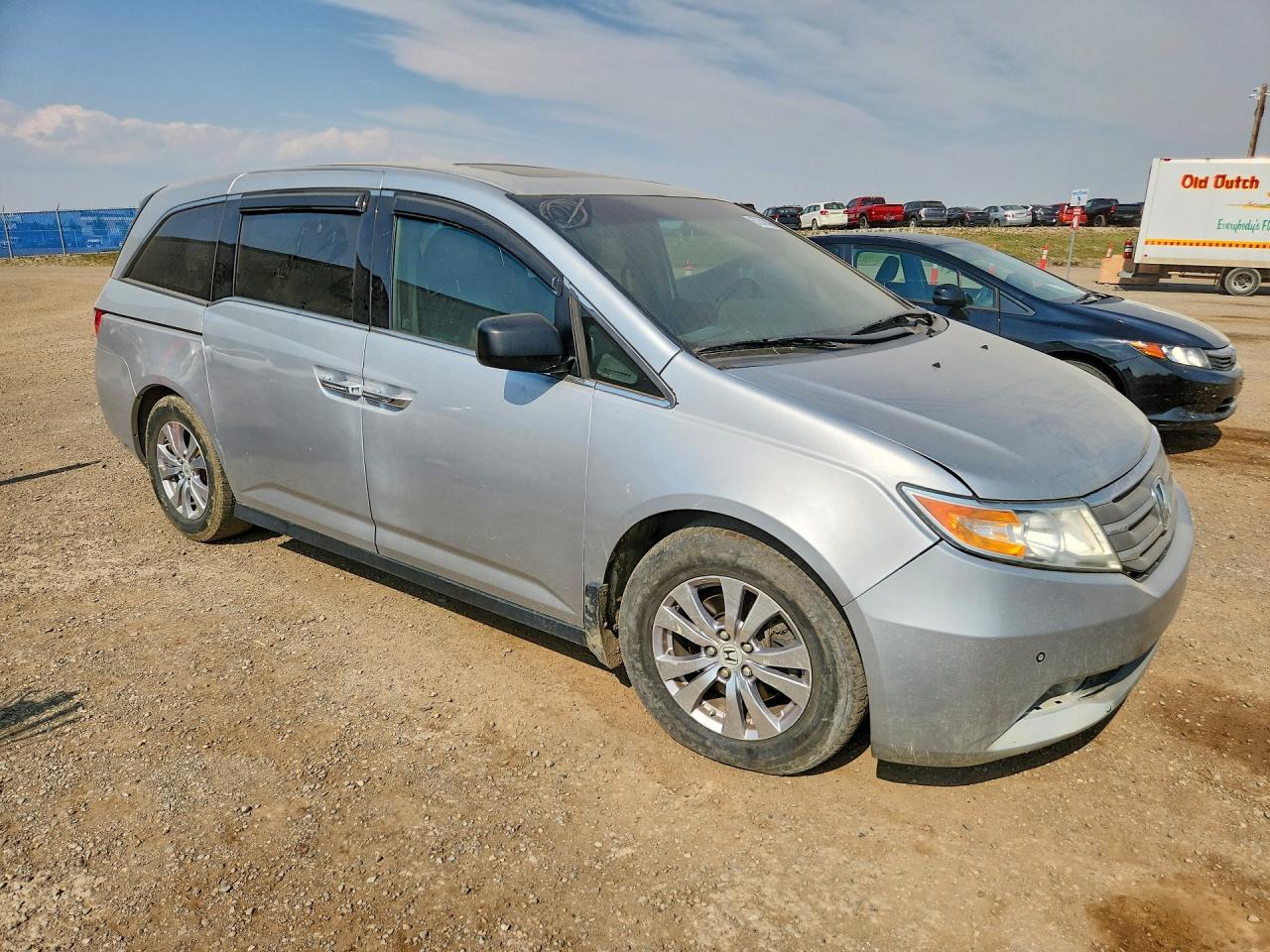 2013 Honda Odyssey Exl Silver vin: 5FNRL5H66DB507822