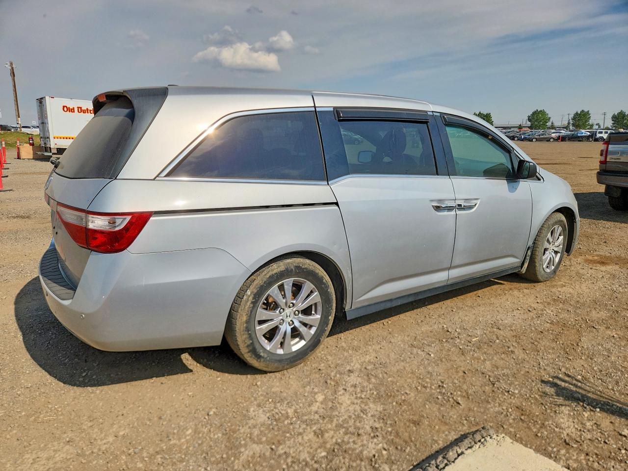 2013 Honda Odyssey Exl Silver vin: 5FNRL5H66DB507822