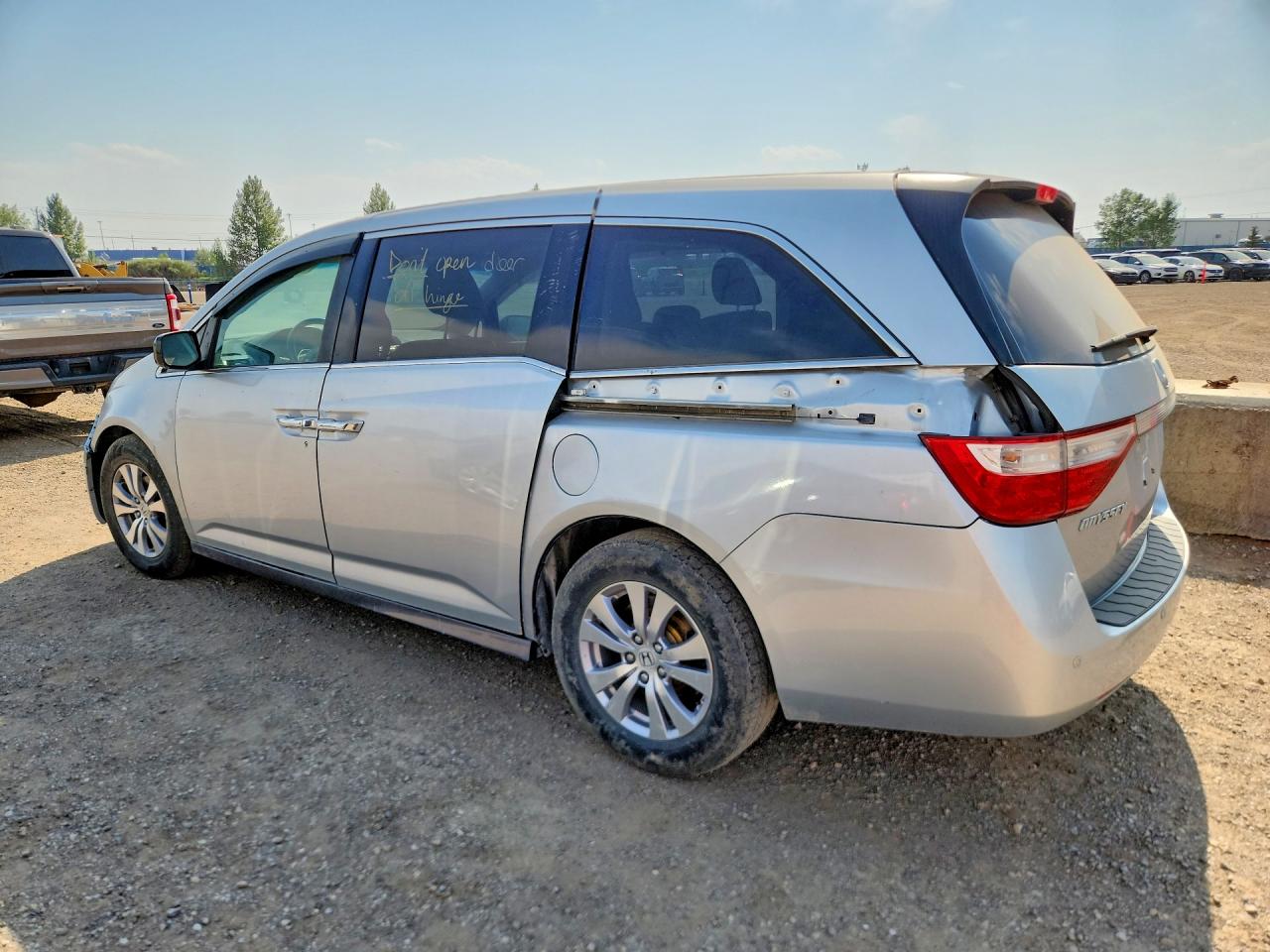 2013 Honda Odyssey Exl Silver vin: 5FNRL5H66DB507822