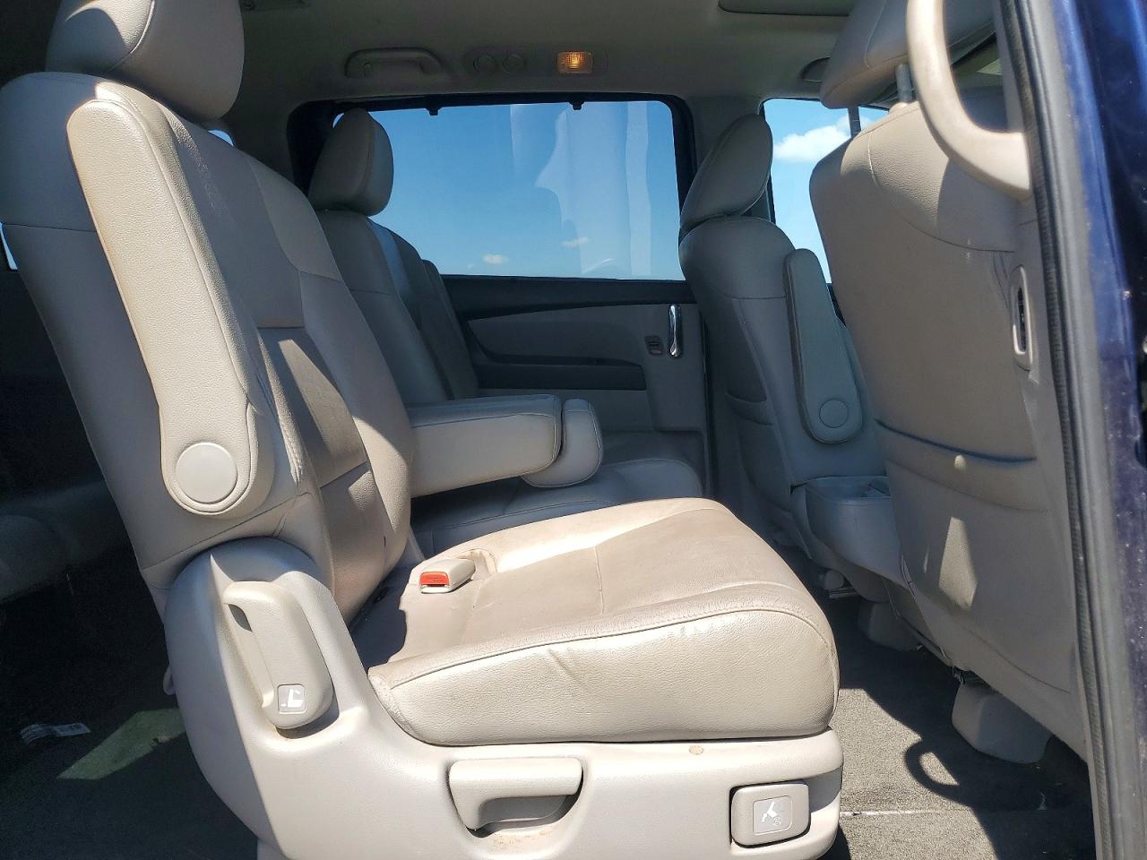 2014 Honda Odyssey Exl Blue vin: 5FNRL5H66EB013462
