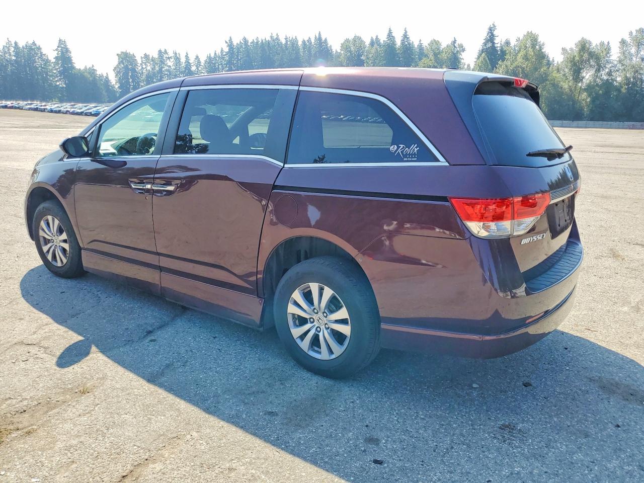 2014 Honda Odyssey Exl Maroon vin: 5FNRL5H66EB019018