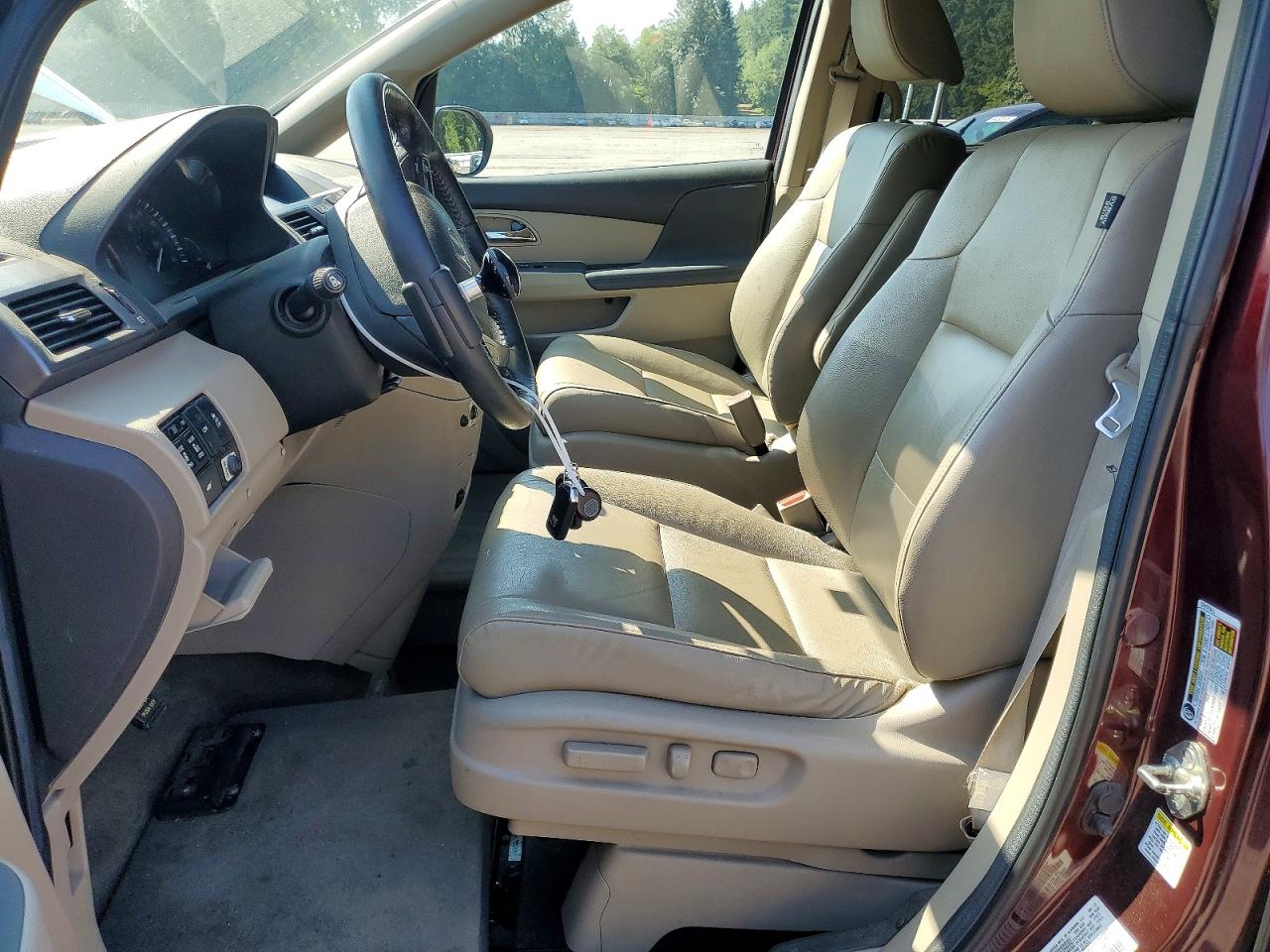 2014 Honda Odyssey Exl Maroon vin: 5FNRL5H66EB019018