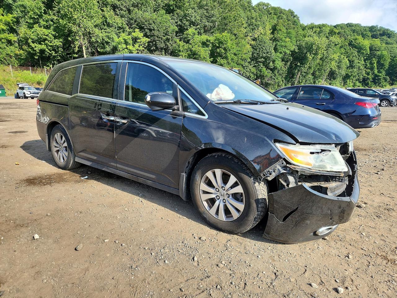 2014 Honda Odyssey Exl Черный vin: 5FNRL5H66EB022601