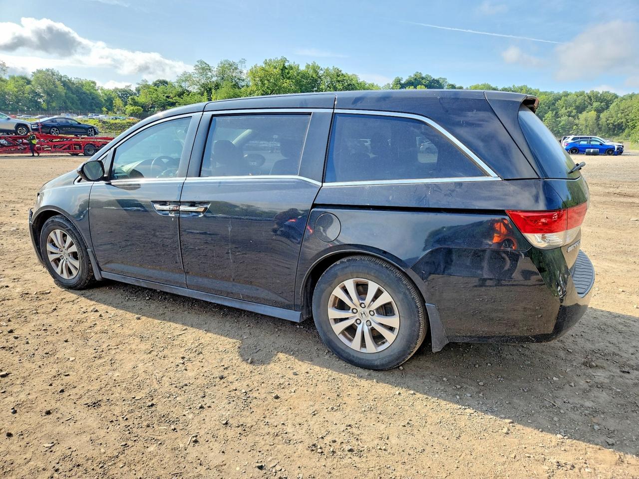 2014 Honda Odyssey Exl Черный vin: 5FNRL5H66EB022601