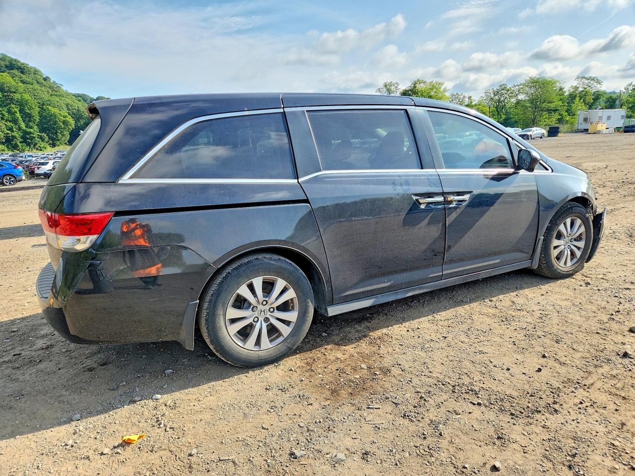 2014 Honda Odyssey Exl Черный vin: 5FNRL5H66EB022601