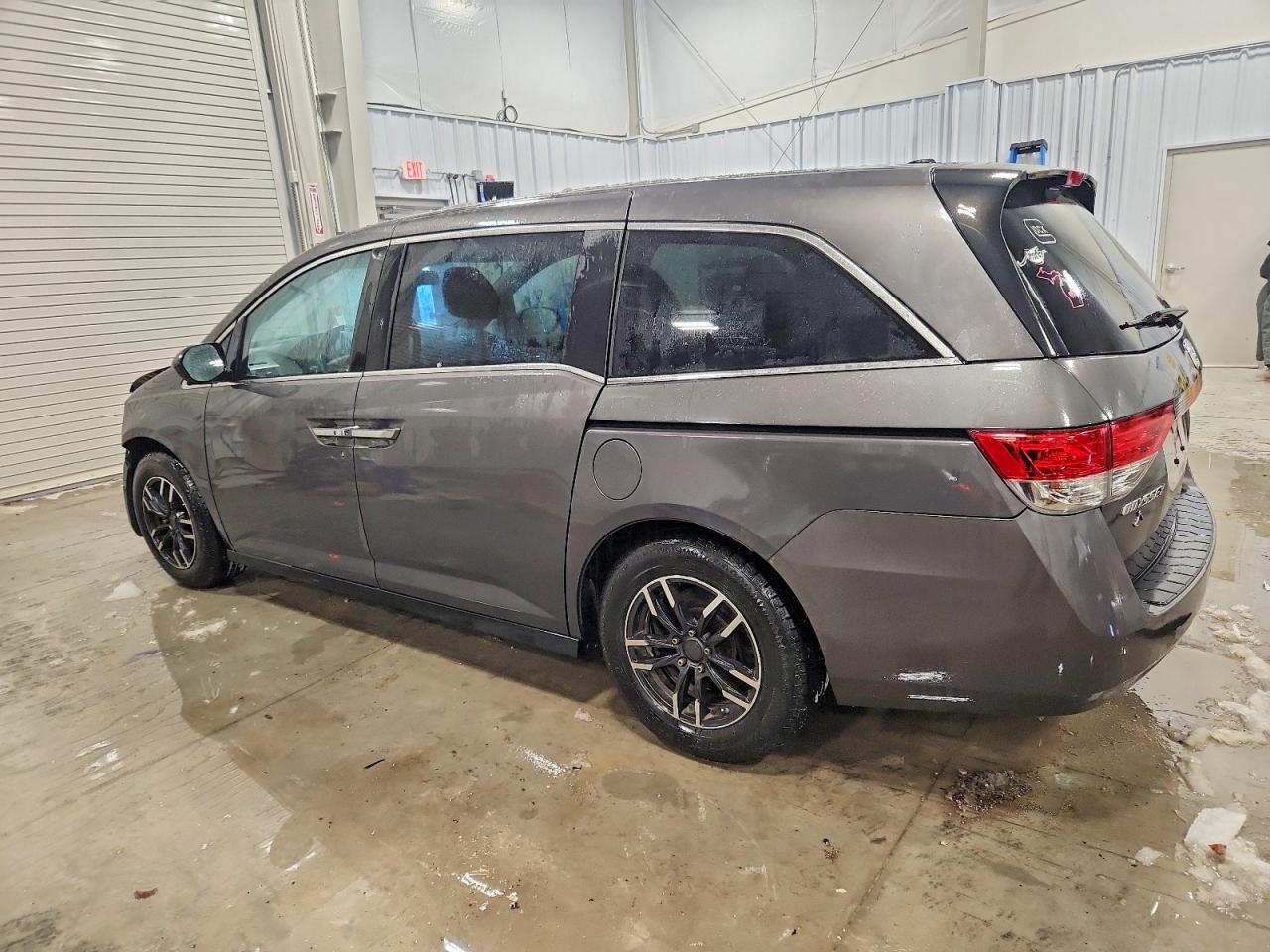 2014 Honda Odyssey Exl Gray vin: 5FNRL5H66EB023554