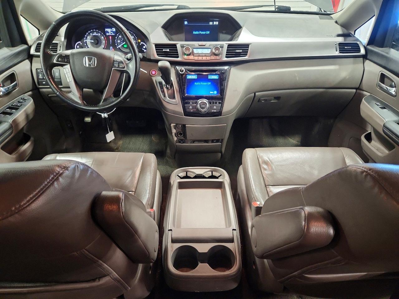 2014 Honda Odyssey Exl Gray vin: 5FNRL5H66EB023554