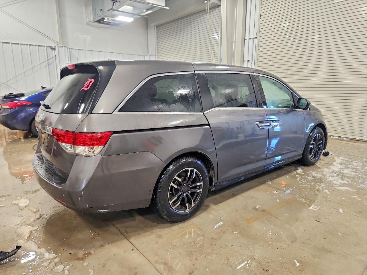 2014 Honda Odyssey Exl Gray vin: 5FNRL5H66EB023554