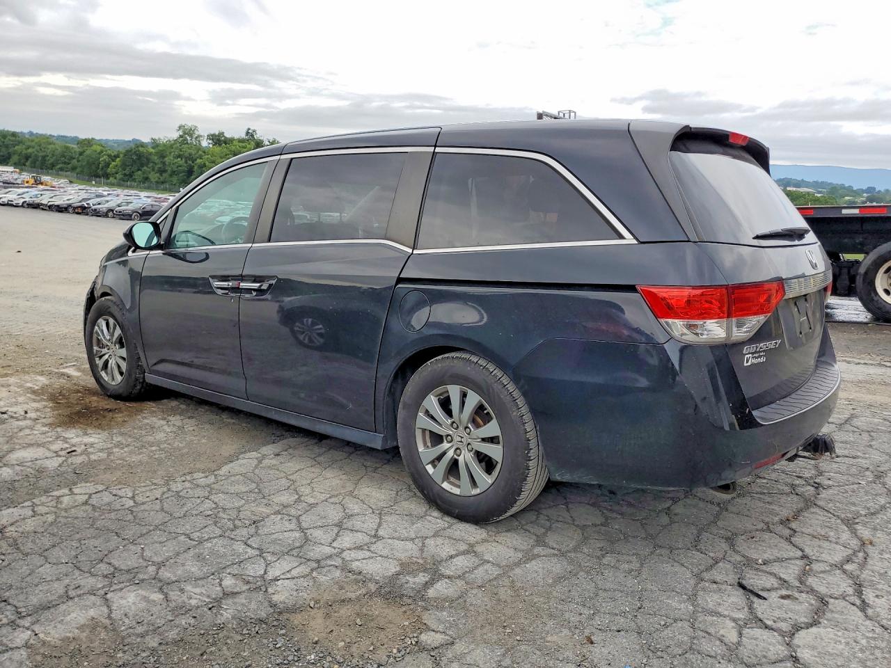 2014 Honda Odyssey Exl Угольный vin: 5FNRL5H66EB025160