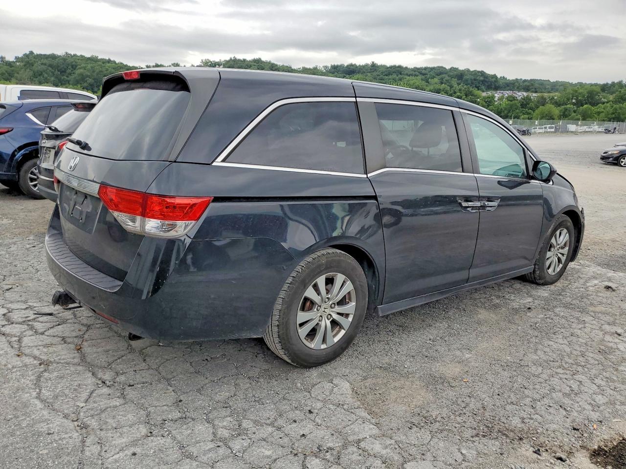 2014 Honda Odyssey Exl Угольный vin: 5FNRL5H66EB025160