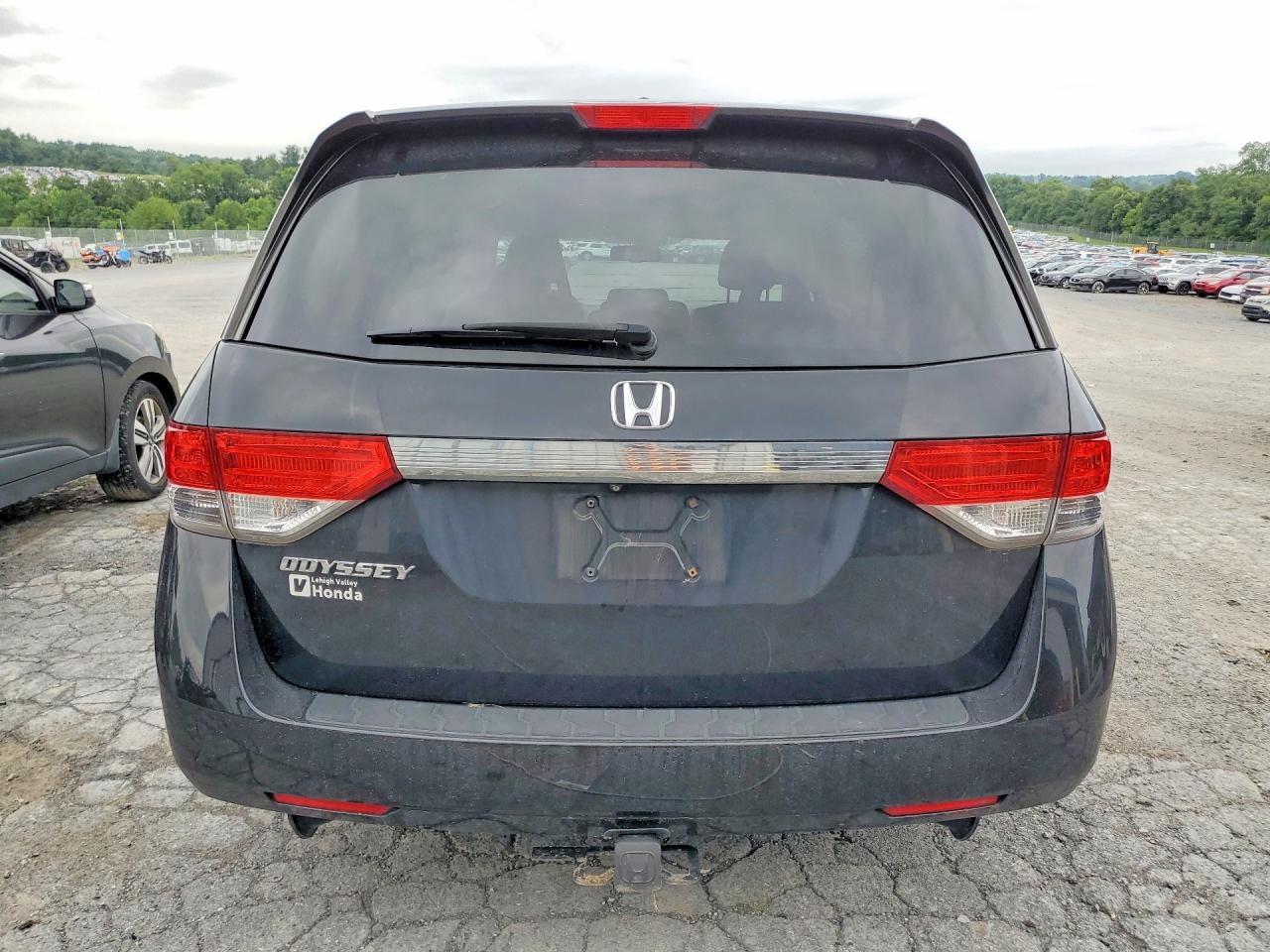 2014 Honda Odyssey Exl Угольный vin: 5FNRL5H66EB025160