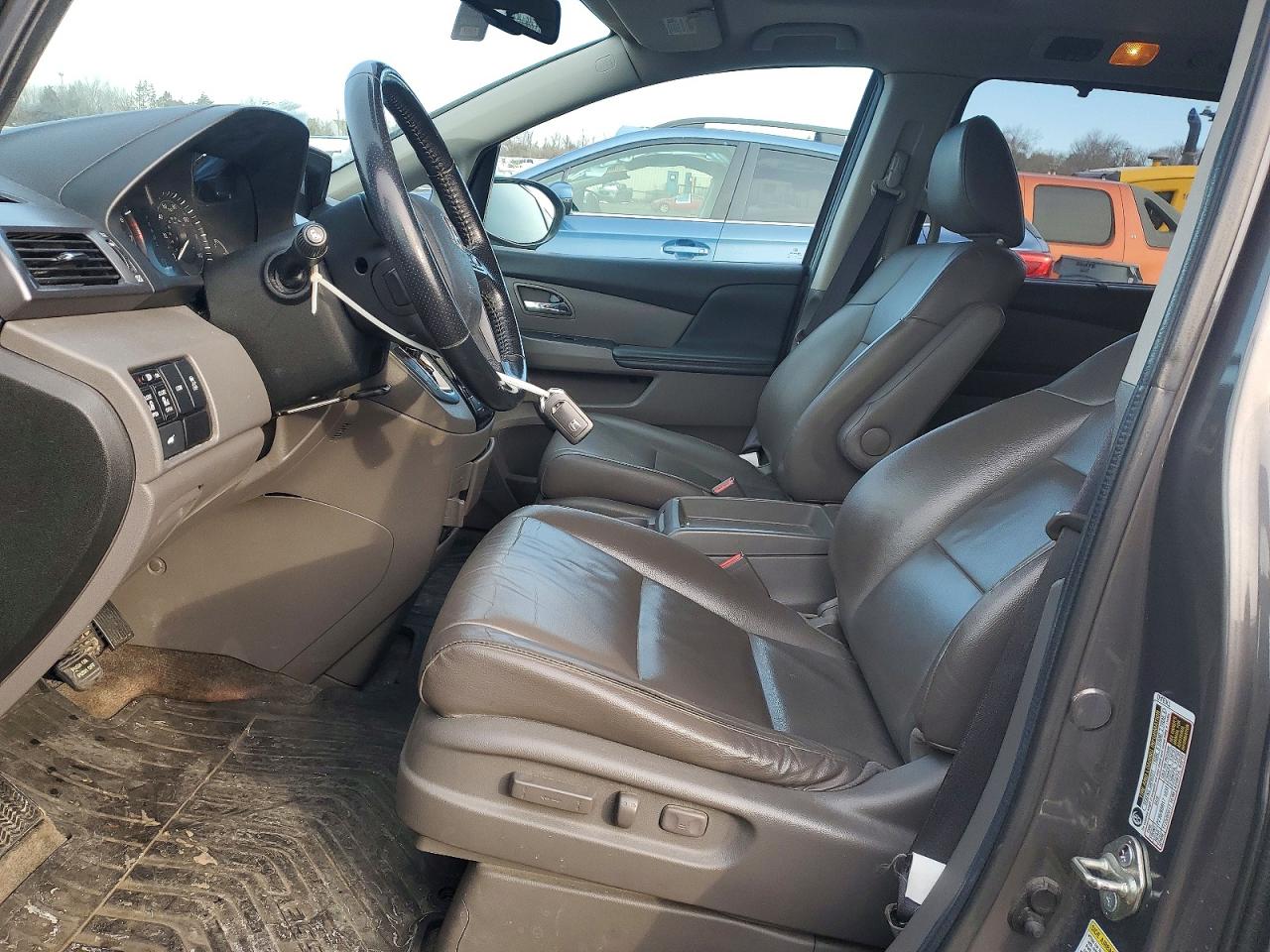 2014 Honda Odyssey Exl Gray vin: 5FNRL5H66EB028866