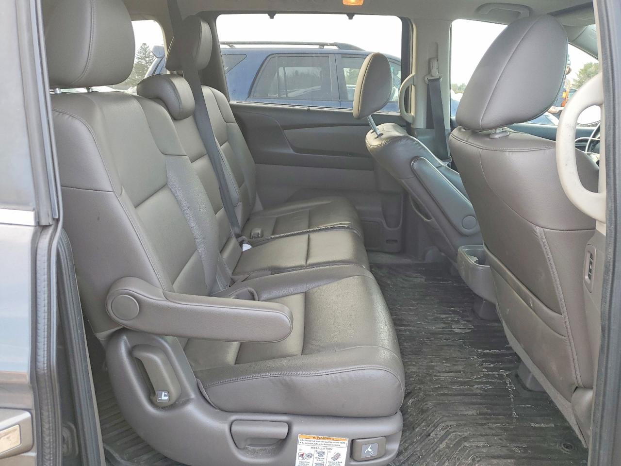 2014 Honda Odyssey Exl Gray vin: 5FNRL5H66EB028866