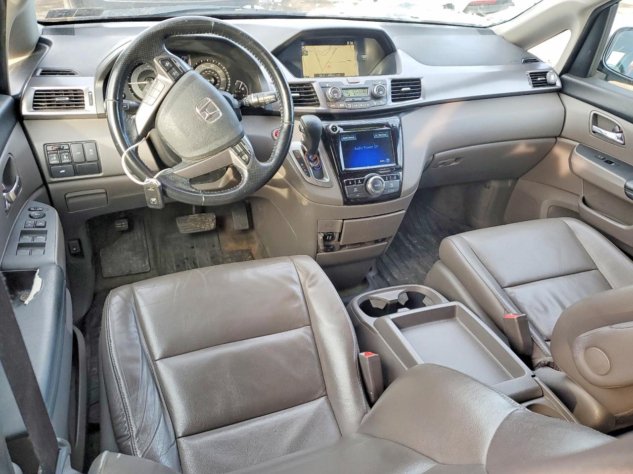 2014 Honda Odyssey Exl Gray vin: 5FNRL5H66EB028866