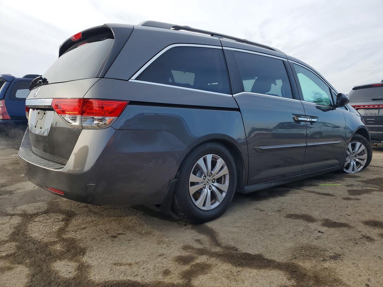 2014 Honda Odyssey Exl Gray vin: 5FNRL5H66EB028866