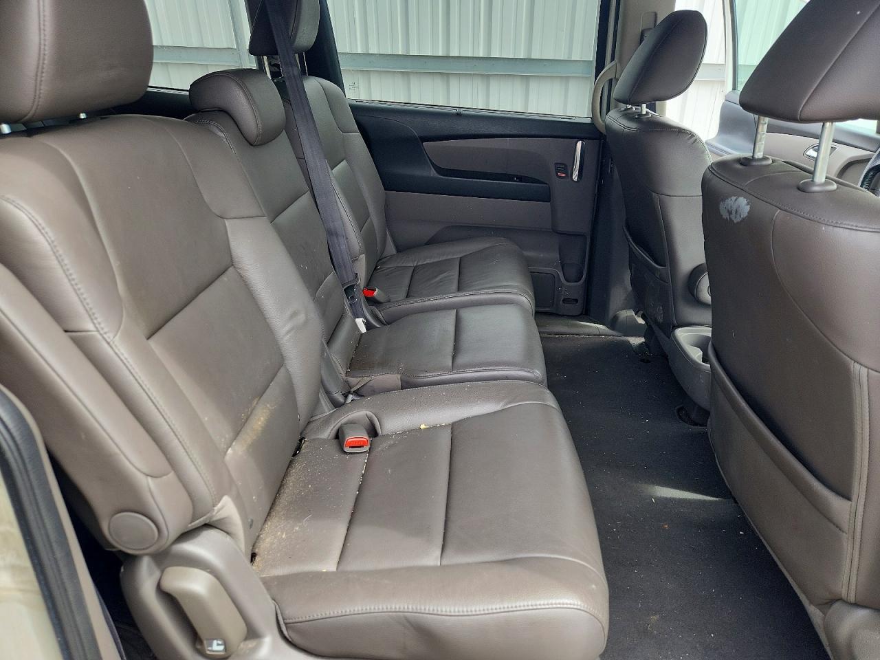 2014 Honda Odyssey Exl White vin: 5FNRL5H66EB048874