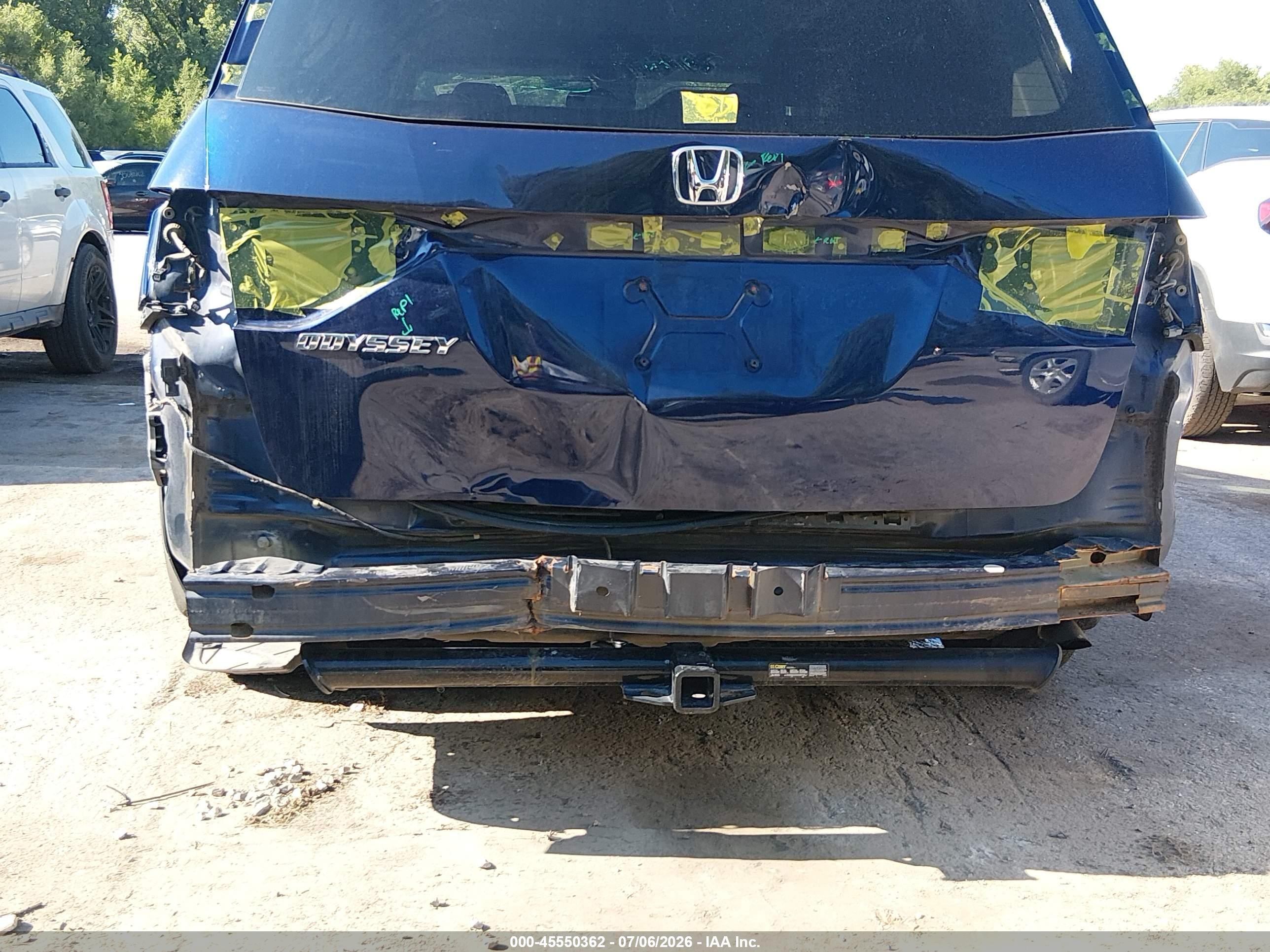 2014 Honda Odyssey Ex-l Синий vin: 5FNRL5H66EB061382