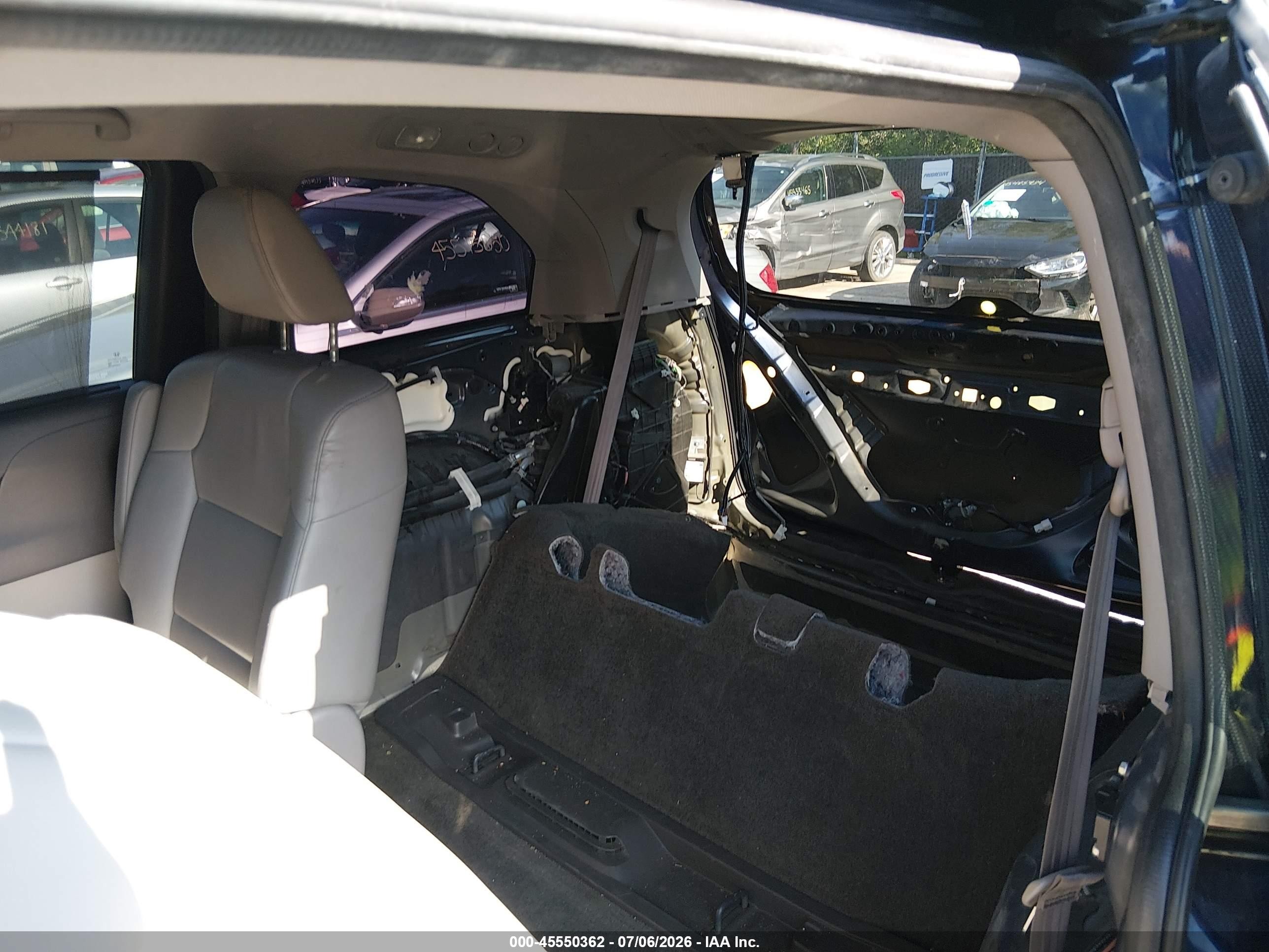 2014 Honda Odyssey Ex-l Синий vin: 5FNRL5H66EB061382